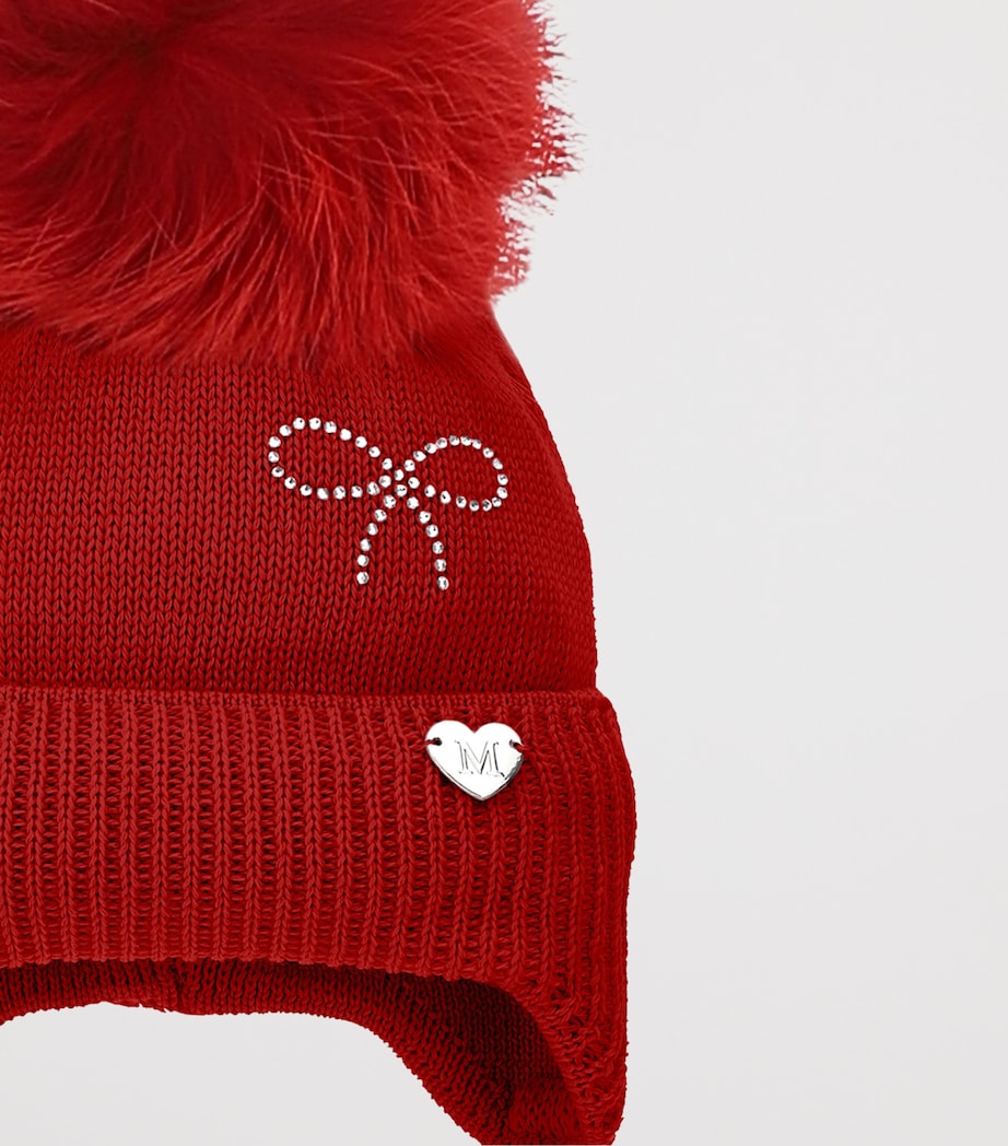 Wool-Blend Pom-Pom Hat RUBINO Image 3