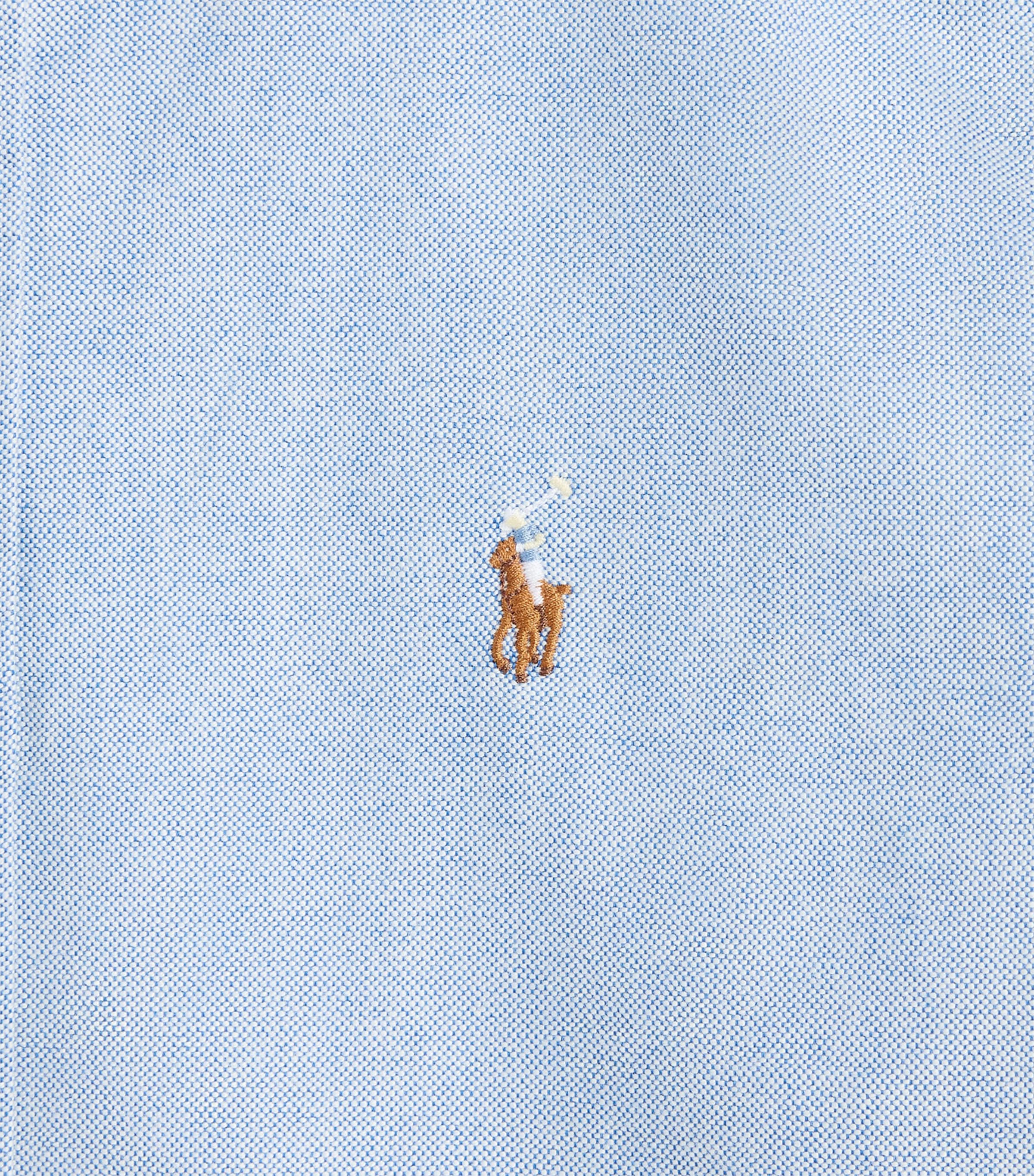 Ralph Lauren Kids Cotton Polo Pony Shirt (3-7 Years) Blue Image 3