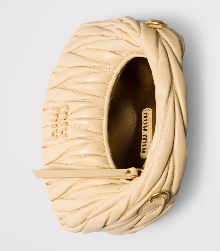 Miu Miu Matelassé Leather Wander Top-Handle Bag Image 6