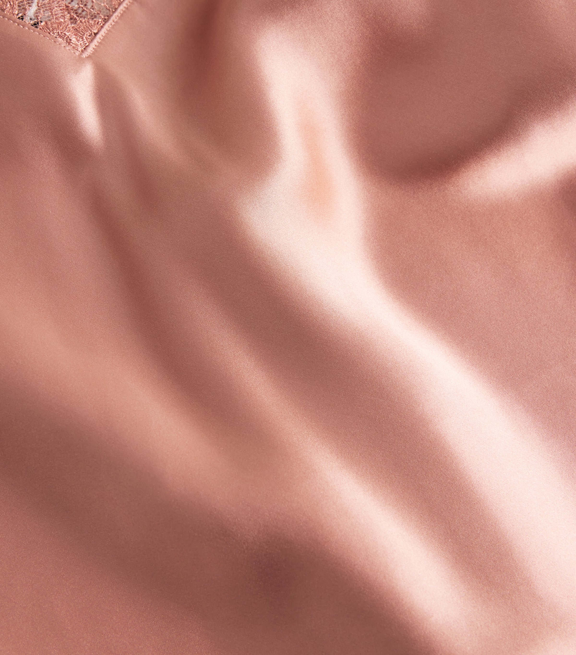 Silk-Blend Love Me Tank Pyjama Top 469 SMOKEY PINK Image 5