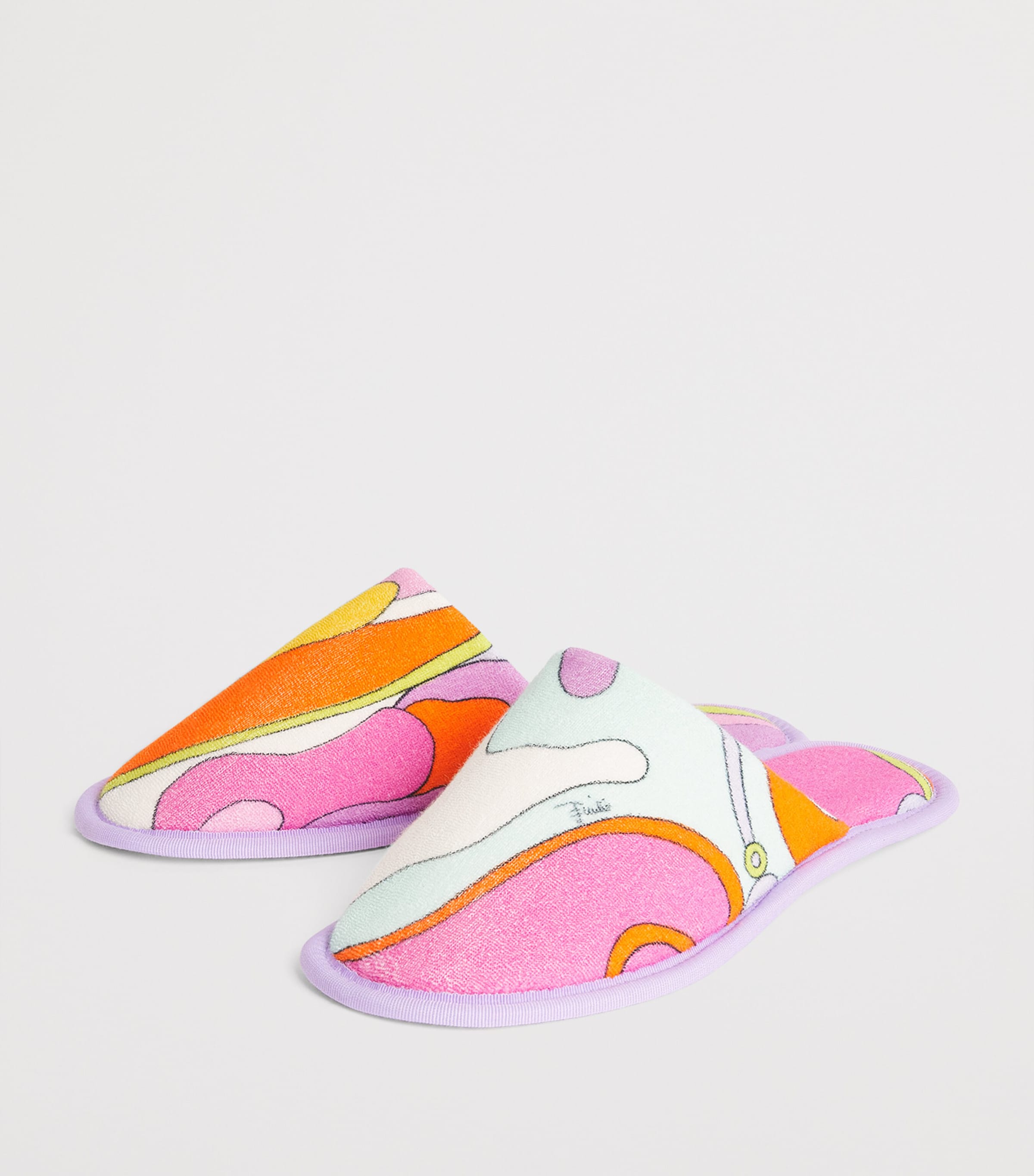 PUCCI Cotton Towelling Printed Slippers Image 3