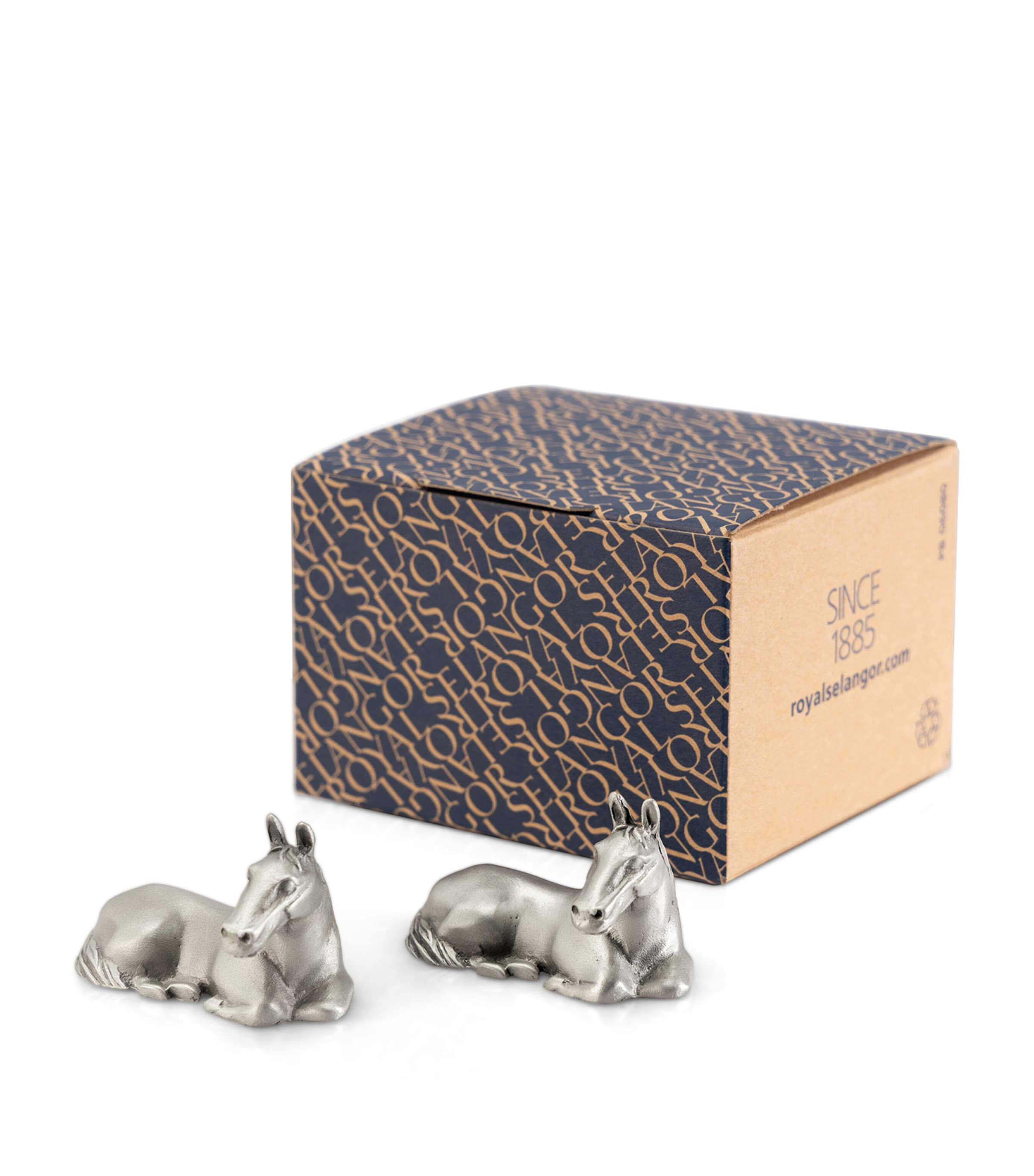 Pewter Horse Chockstick Rests (Set of 2) PEWTER Image 7