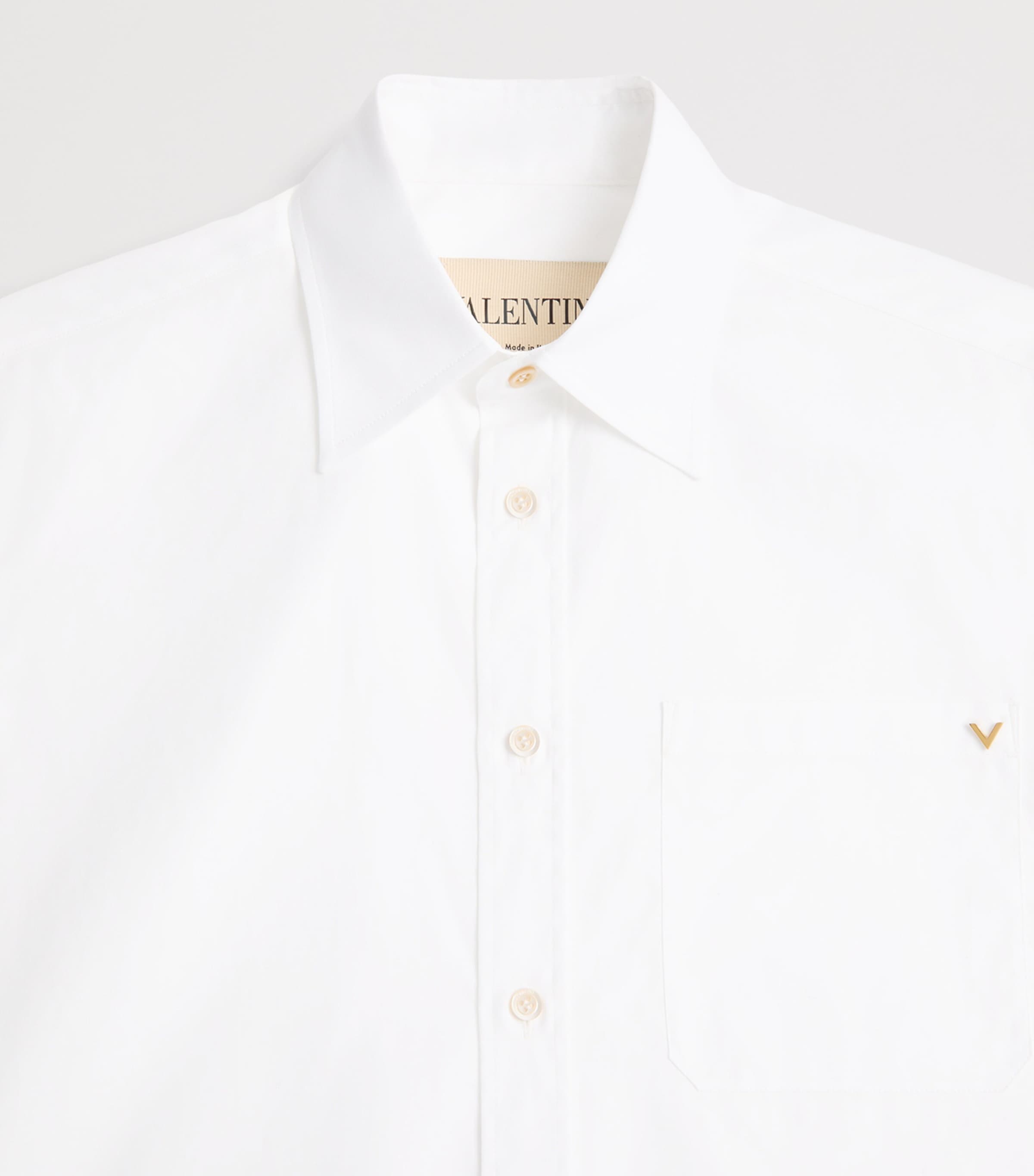 Valentino Mens Cotton VGold Shirt Image 8
