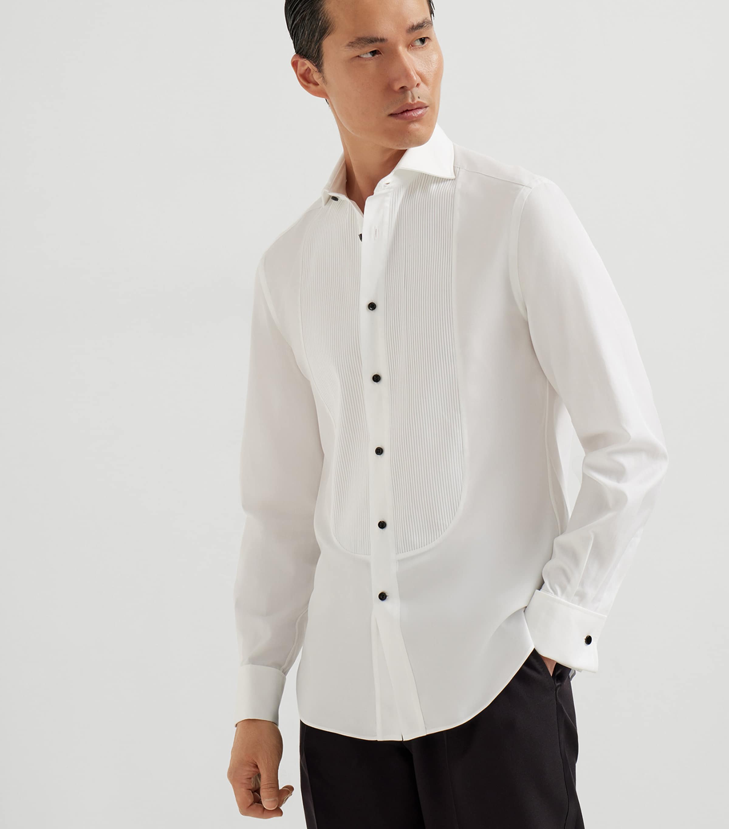Cotton Tuxedo Shirt CZN11 Image 2