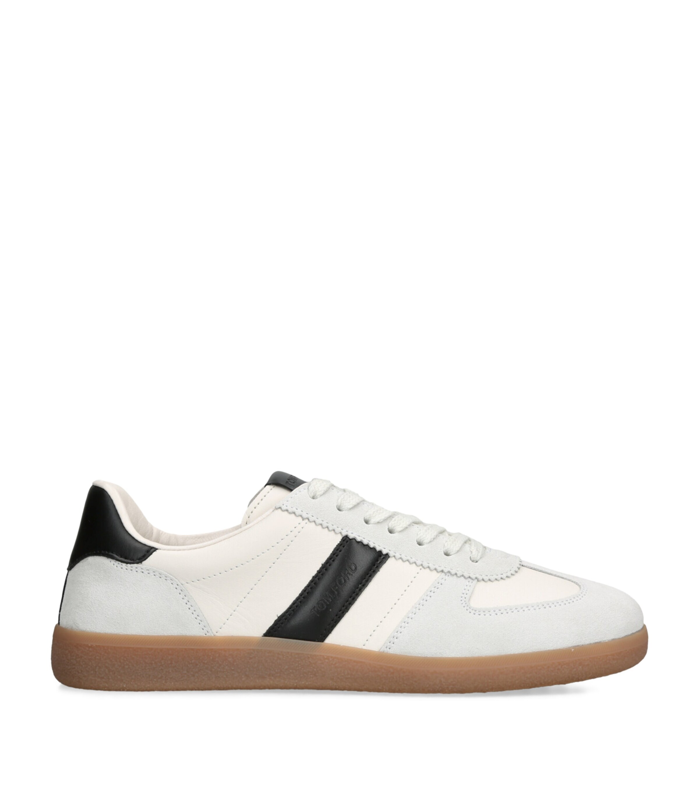 Leather T Sneakers WHITE/BLK Image 1