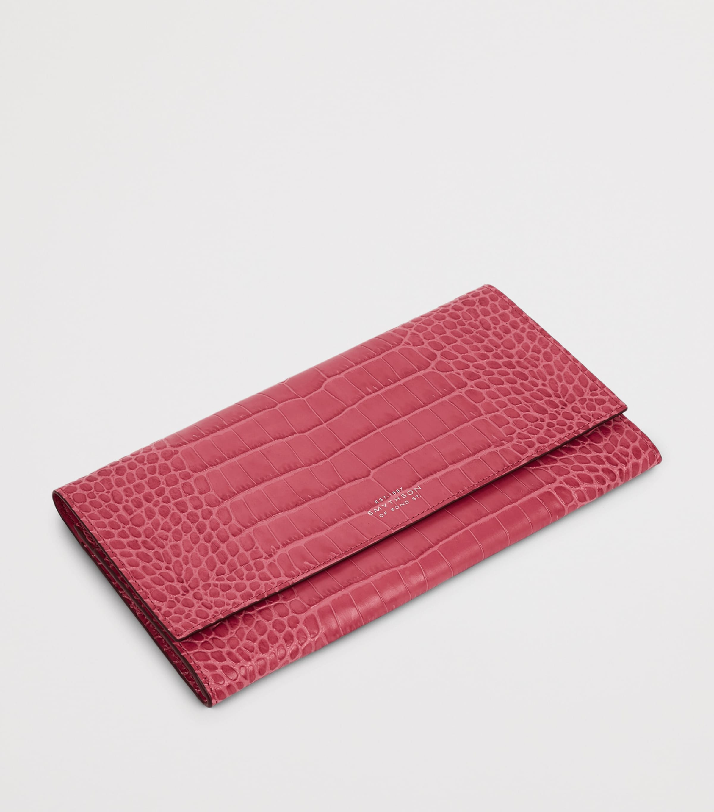 Leather Mara Marshall Travel Wallet RASPBERRY Image 6