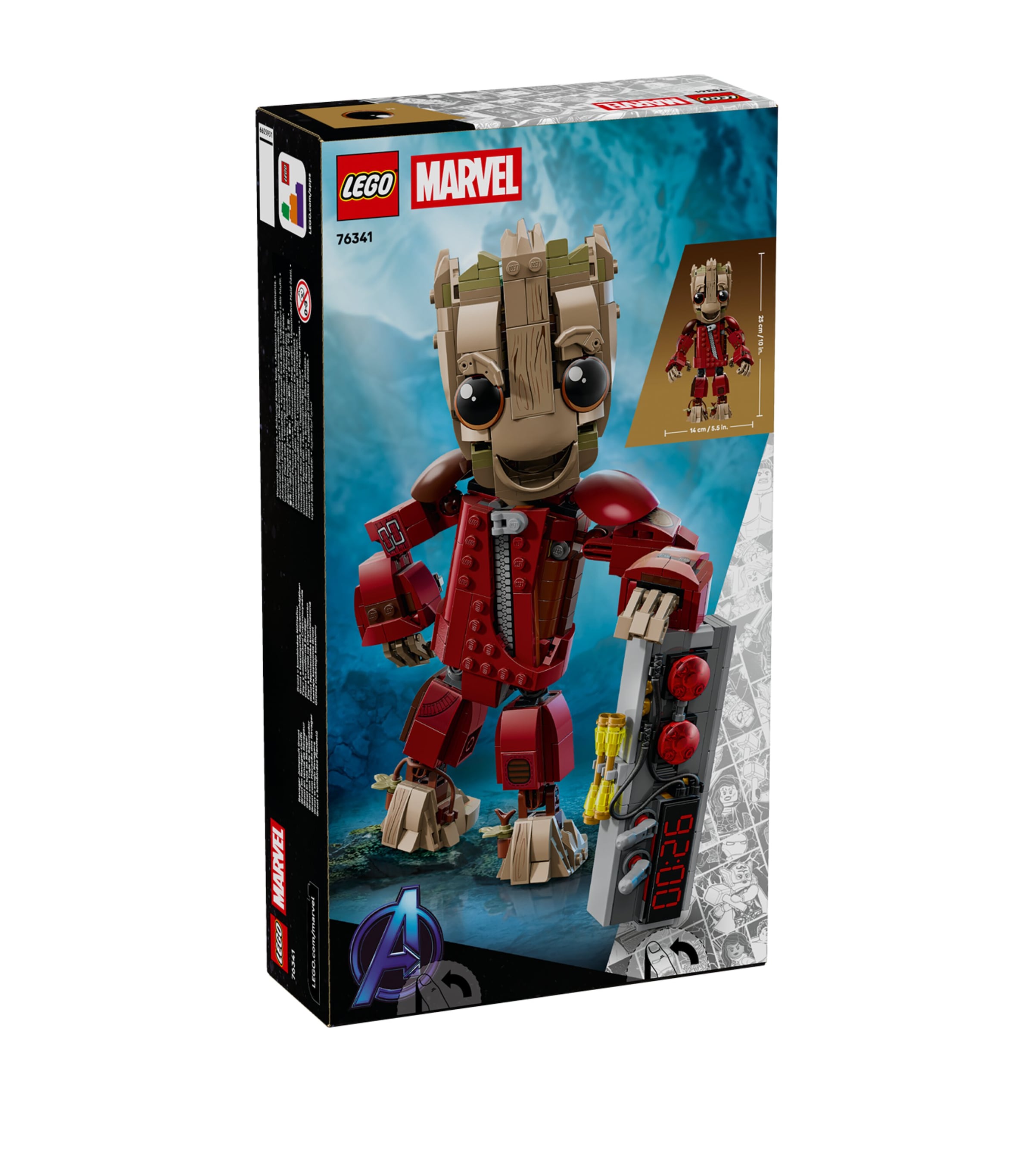 Marvel Ravager Jumpsuit Groot Figure 76341 MULTI Image 2