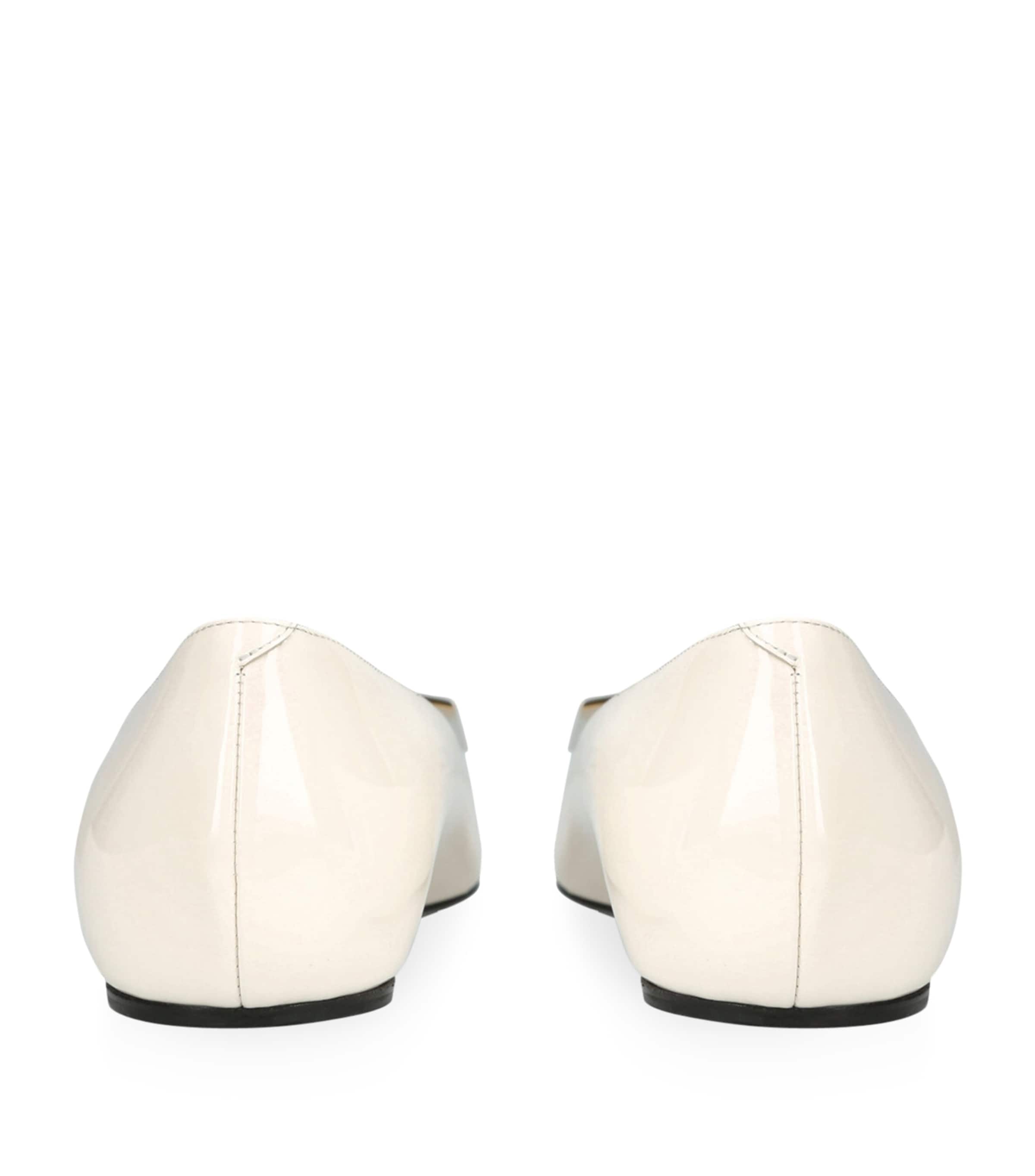 Patent Trompette Ballet Flats CREAM Image 2