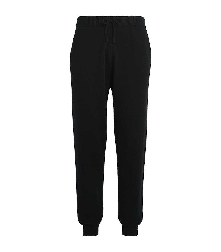 Harrods Mens Cashmere Sweatpants Black Image 1