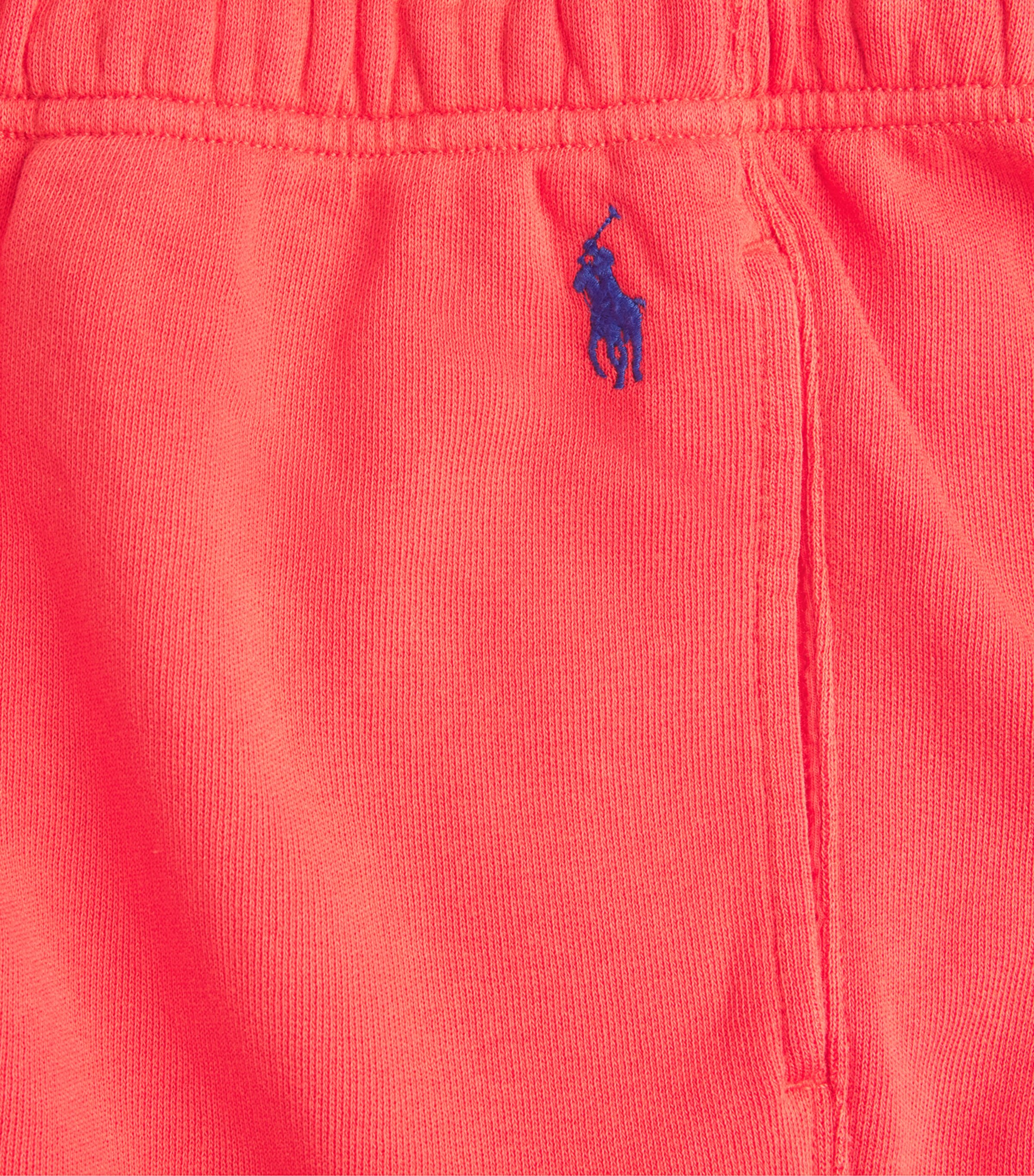 Polo Ralph Lauren Womens Cotton-Blend Cuffed Sweatpants Bright Hibiscus Image 6