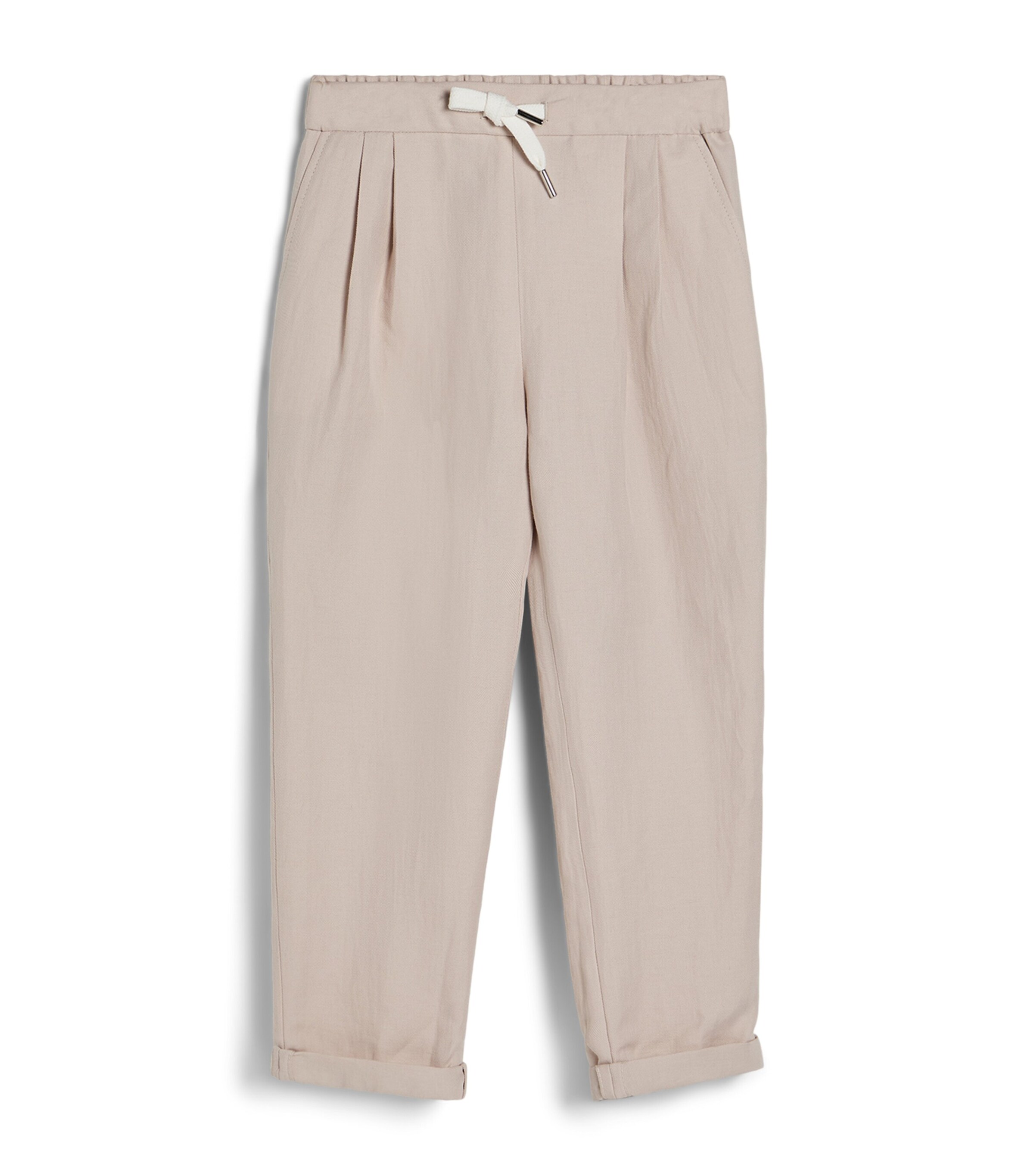 Brunello Cucinelli Kids Linen-Cotton Trousers (4-6 Years) Image 1