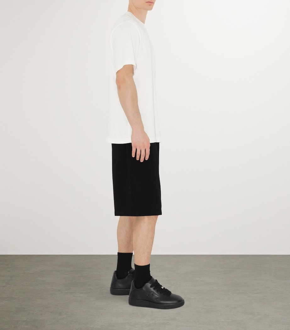 Cotton Logo Shorts BLACK Image 3