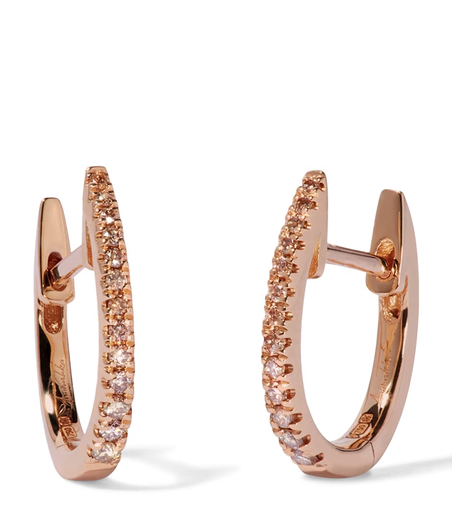 Eclipse Hoop Earrings ROSE GOLD Image 1