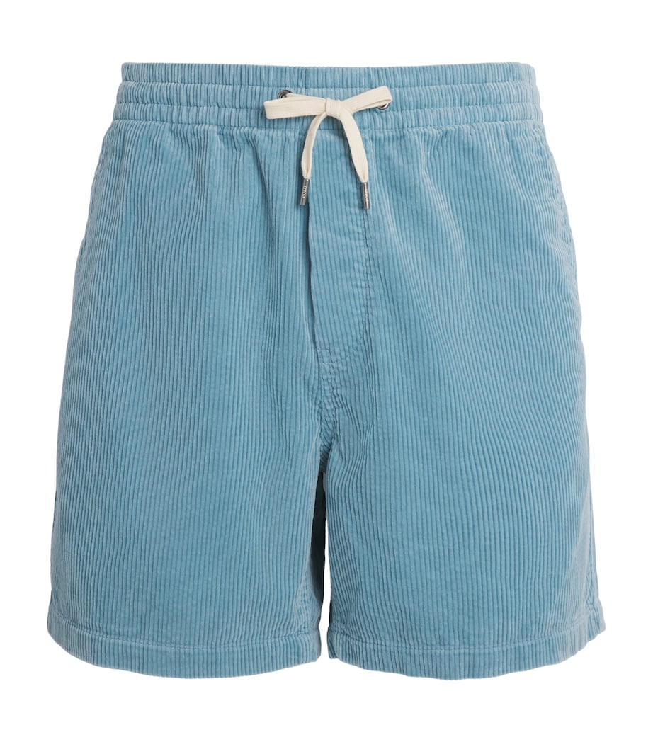 Polo Ralph Lauren Mens Cotton Corduroy Polo Prepster Shorts Blue Note Image 1