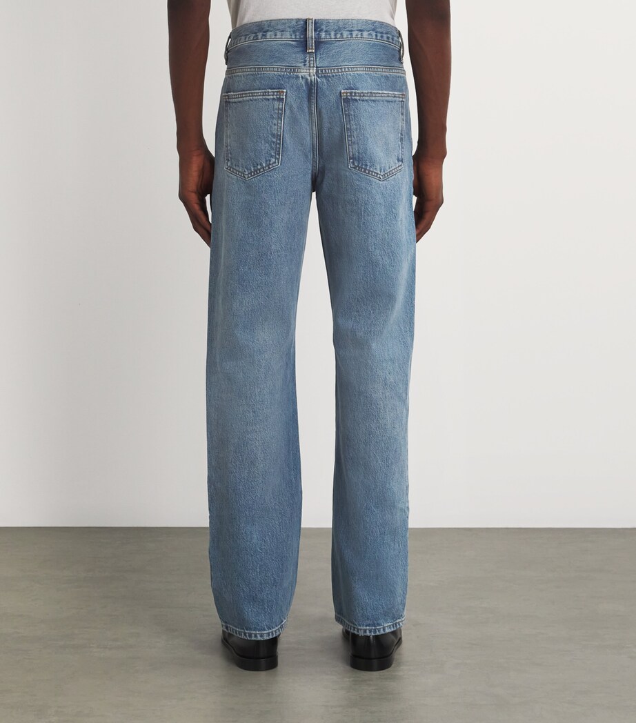 FRAME Mens Organic Cotton The Boxy Jeans Abbey Image 4