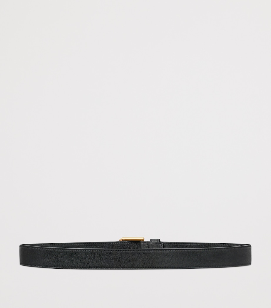 Leather Voyou Belt BLACK Image 2