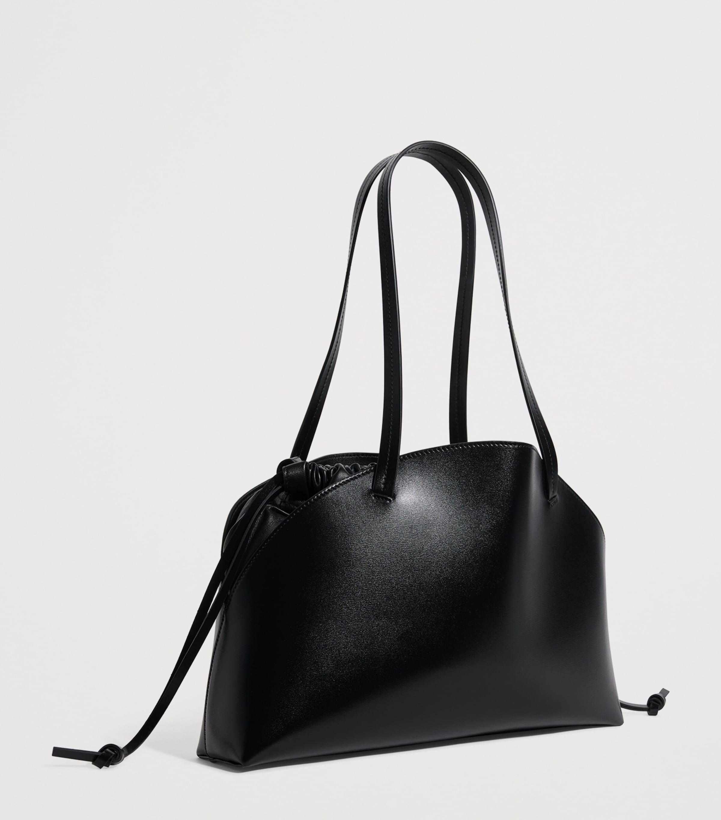【JIL SANDER】Curve Medium leather shoulder bag Jil Sander Curve Medium Calf Leather Shoulder Bag - Bergdorf