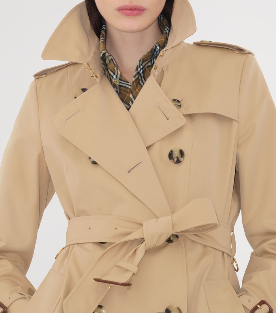 Gabardine Short Chelsea Heritage Trench Coat HONEY Image 5