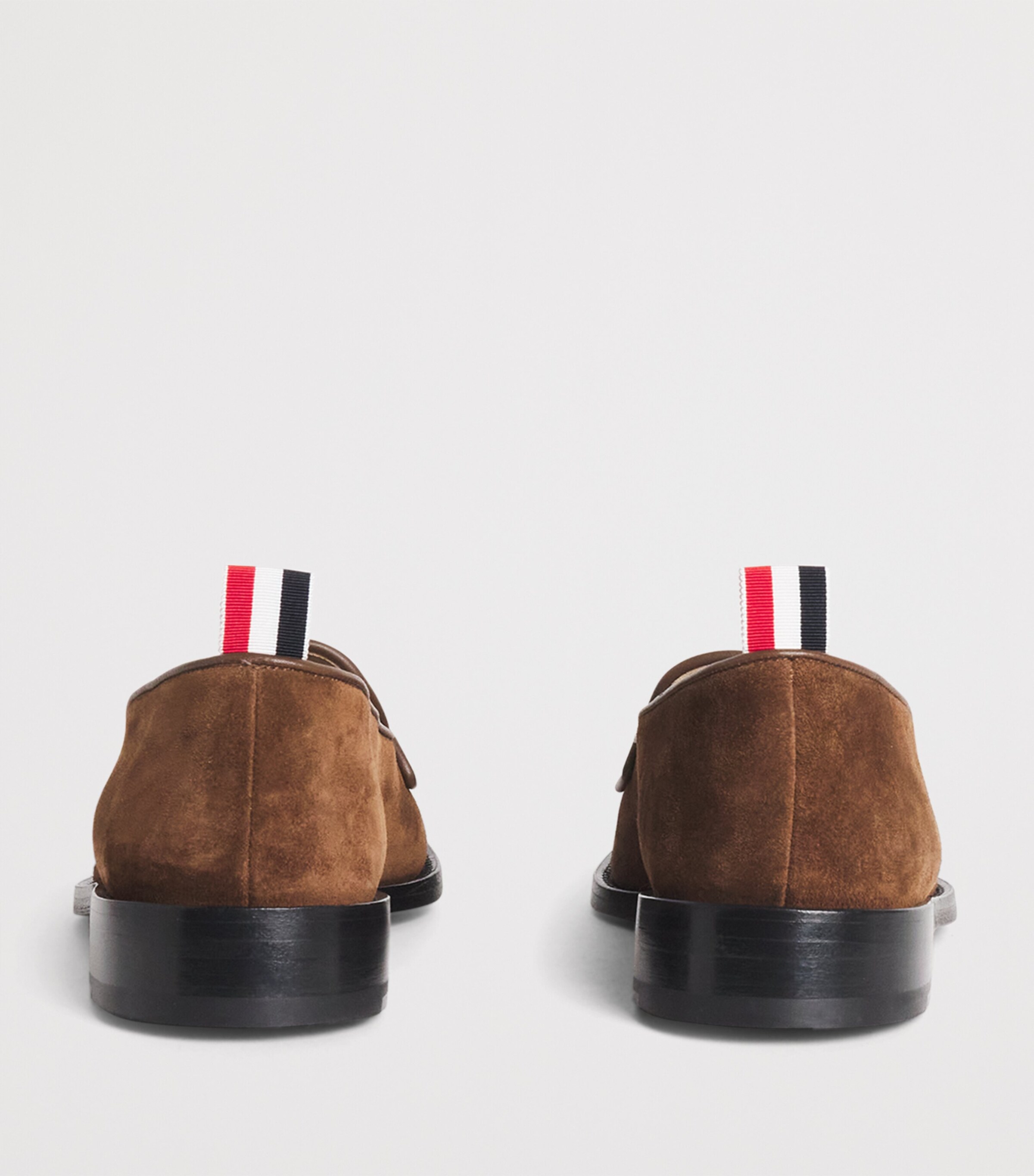 Leather Varsity Penny Loafers DARK BROWN Image 4