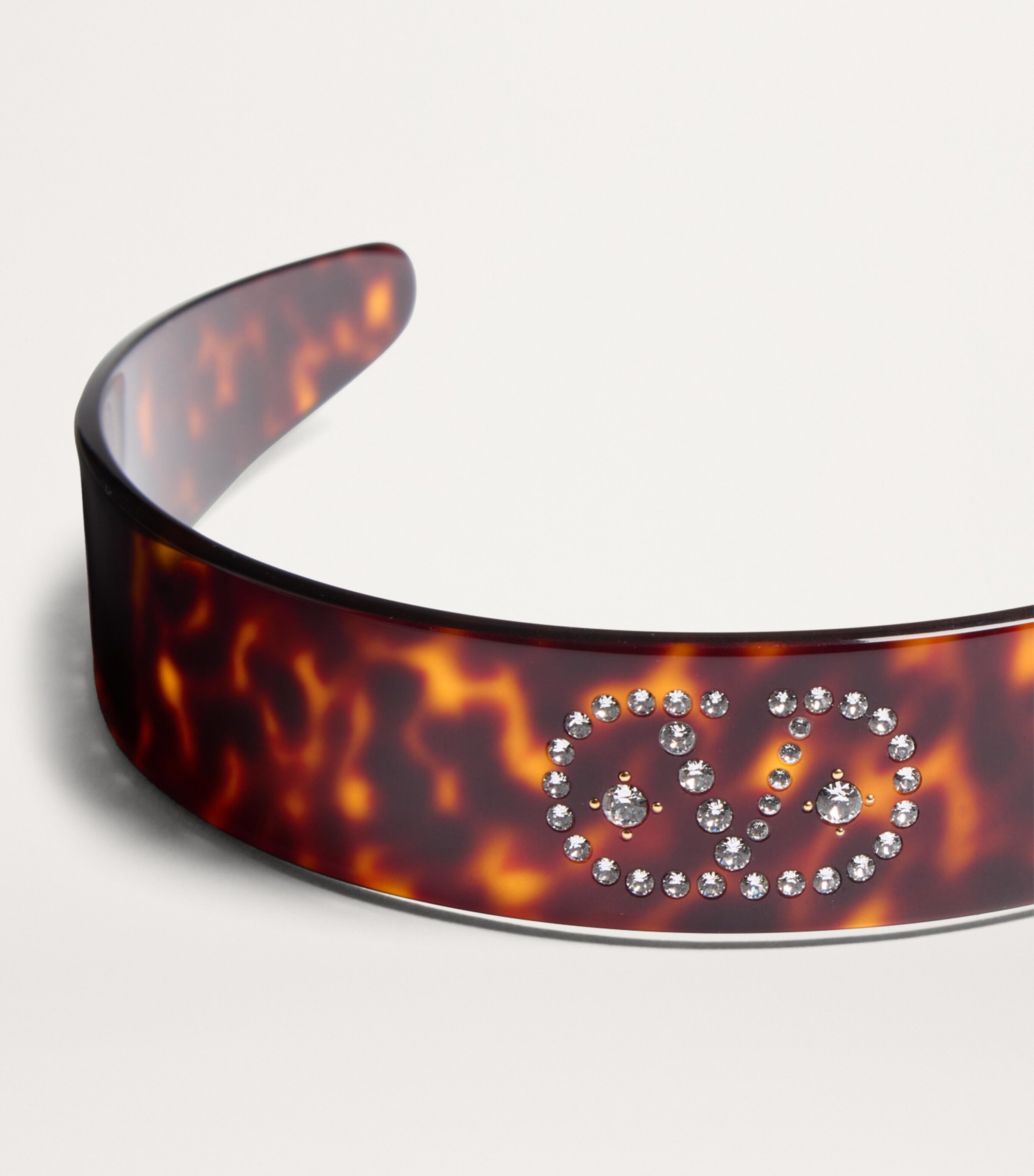 ヘアアクセサリー VALENTINO Valentino Garavani VLogo Signature headband Valentino Garavani VLogo Signature Resin, Metal and