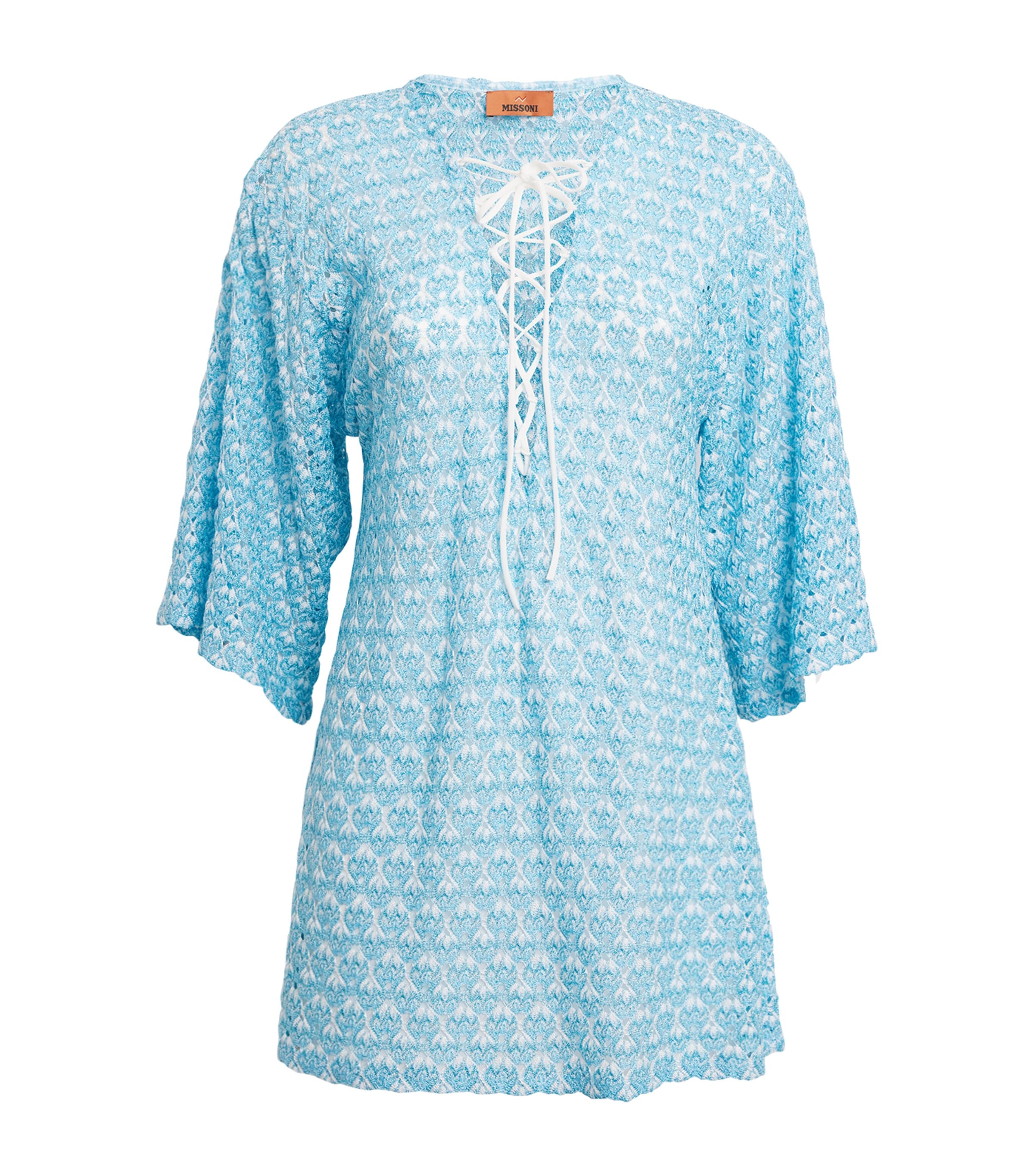 Missoni Metallic-crochet Mini Dress