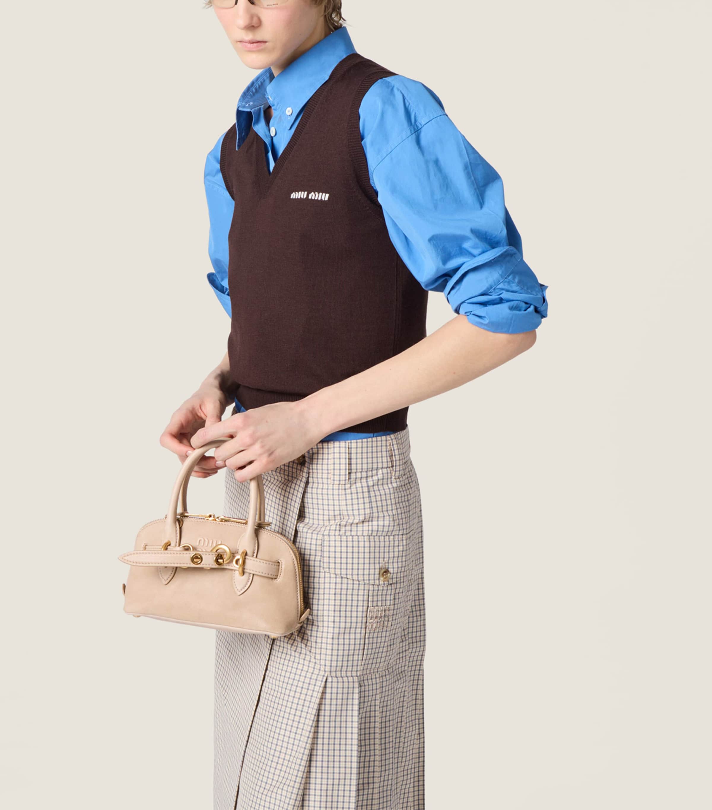 Mini Nappa Leather Aventure Top-Handle Bag F0065 Image 2