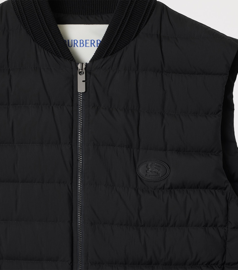 Nylon Puffer Jacket BLACK Image 5