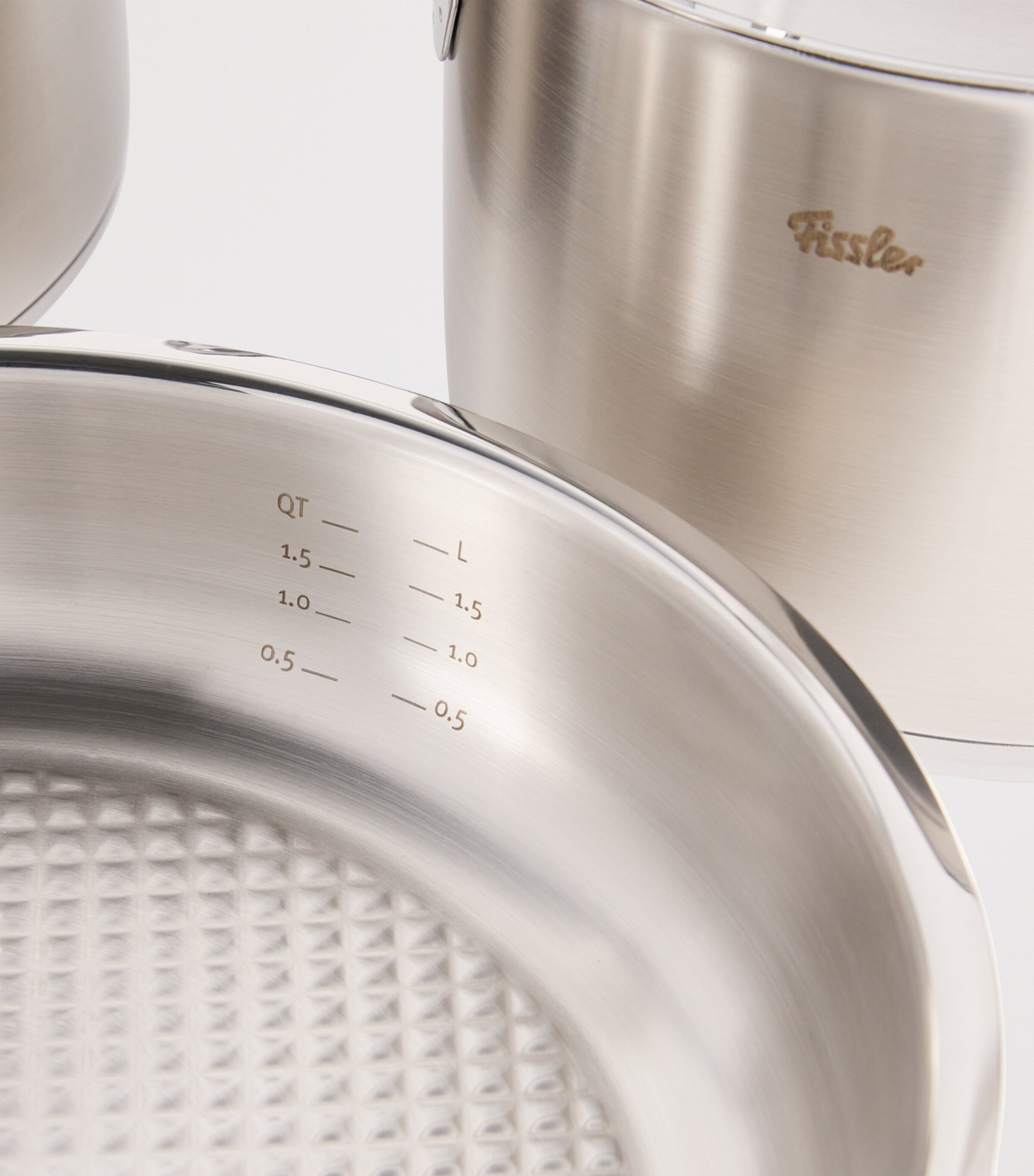 Original Profi 7-Piece Cookware Set STAINLESS STEEL Image 3