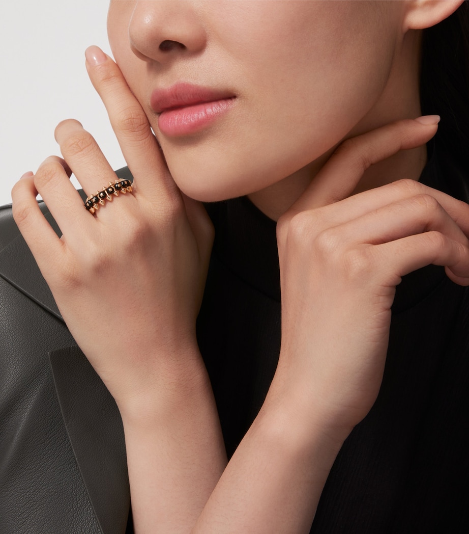 Cartier Rose Gold and Onyx Clash de Cartier Ring Rose Gold Image 2