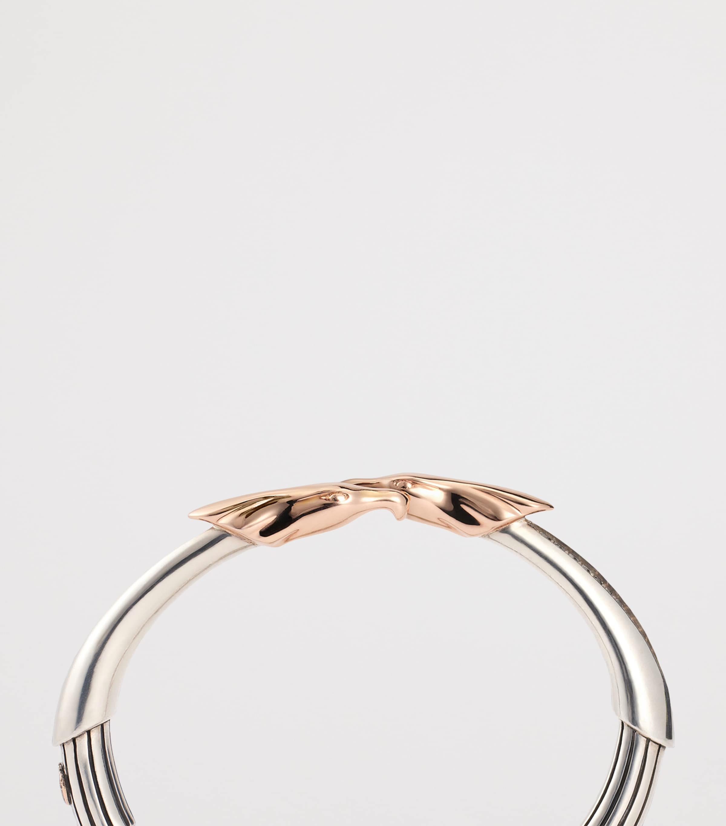 Jacques Marie Mage Sterling Silver and Diamond Atian Cuff Blush Image 3