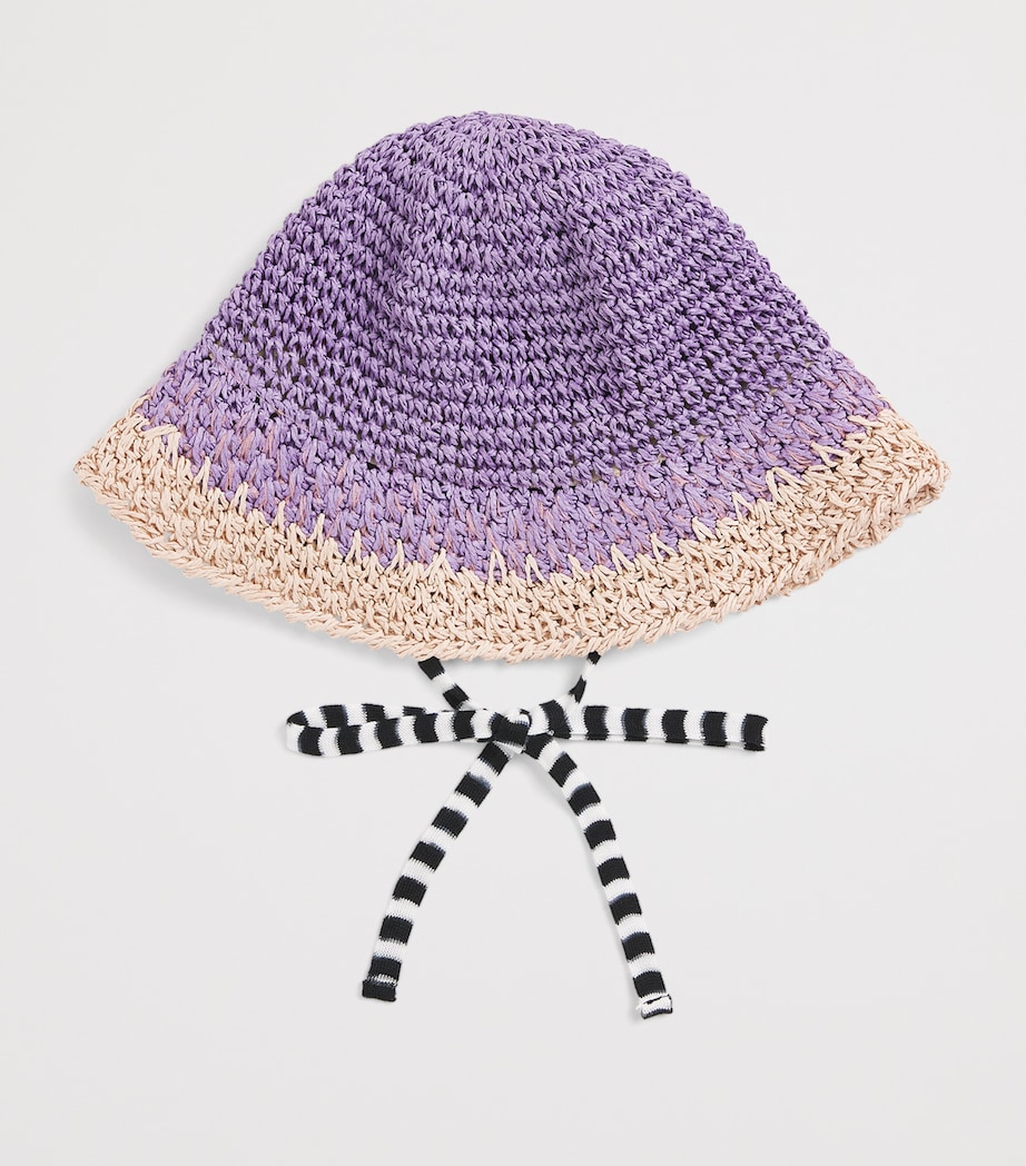 Missoni Straw Side-Tie Sunhat Image 3