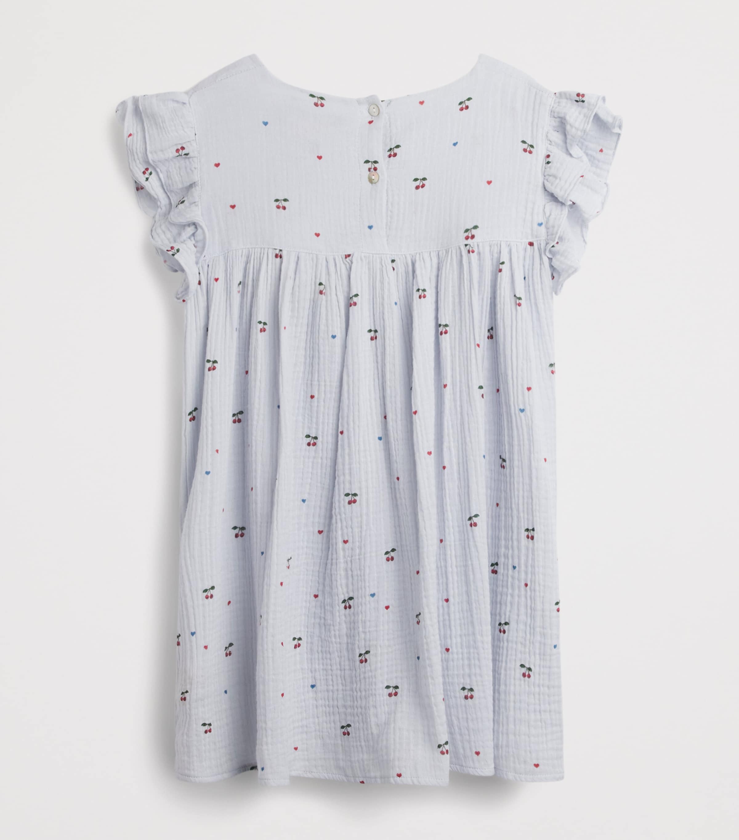 KONGES SLOJD Organic Cotton Printed Coco Dress (9 Months-10 Years) Chrry Bl Image 2