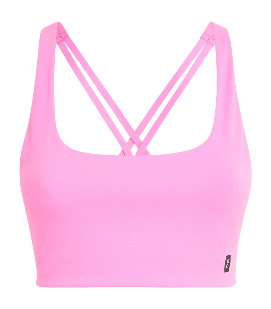 Studio Low-Impact Sports Bra RASPBERRY Image 1