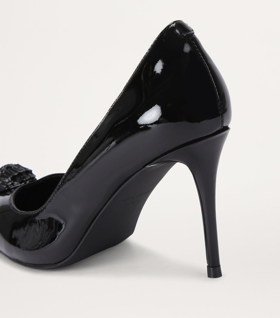 Patent Leather Belgravia Eagle Pumps BLACK Image 2