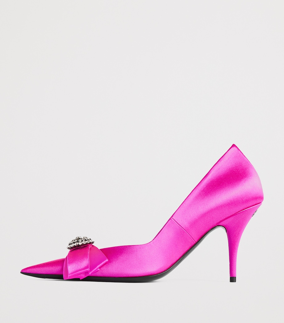 Balenciaga Satin Avenue Palazzo Pumps 90 Image 9