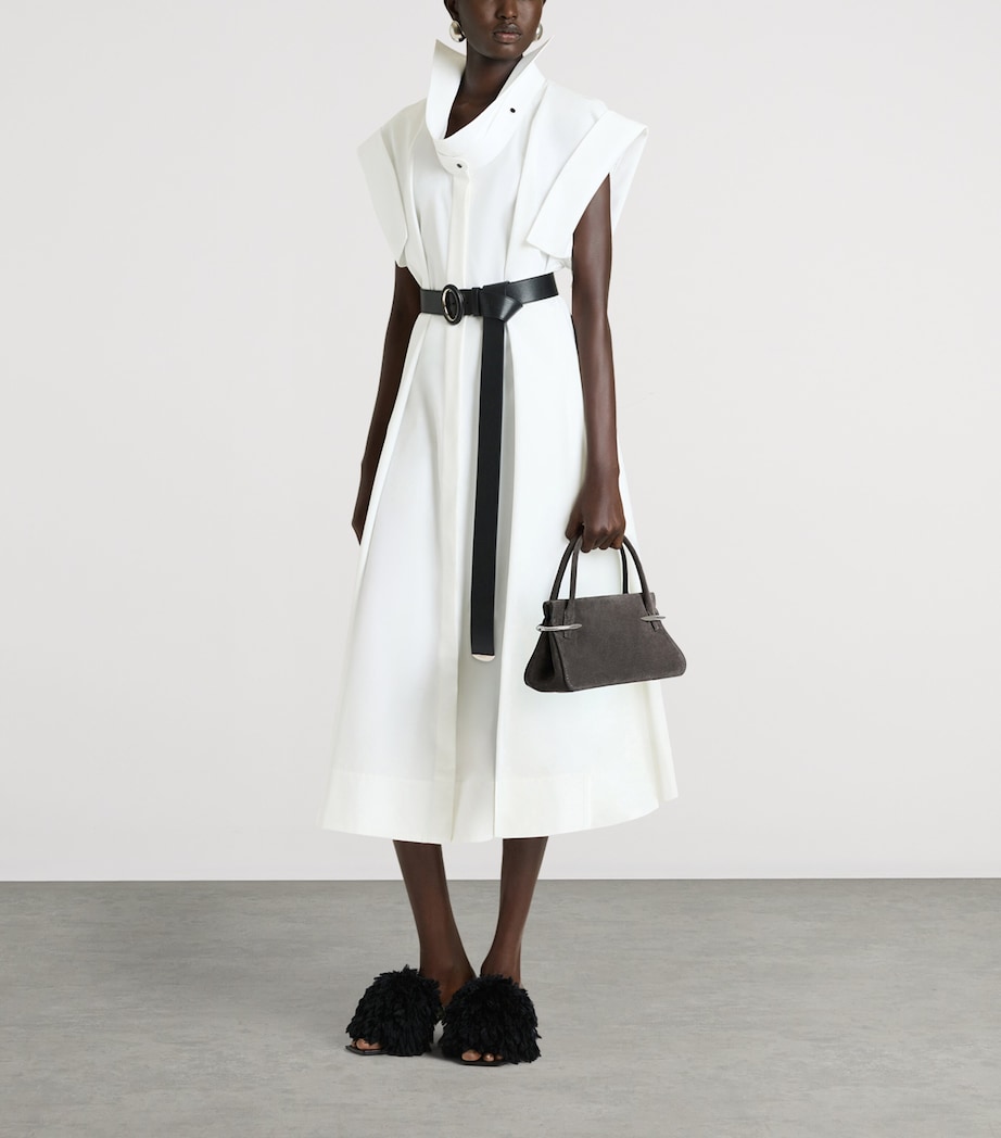 Givenchy Mini Suede Pinch Top-Handle Bag Image 2