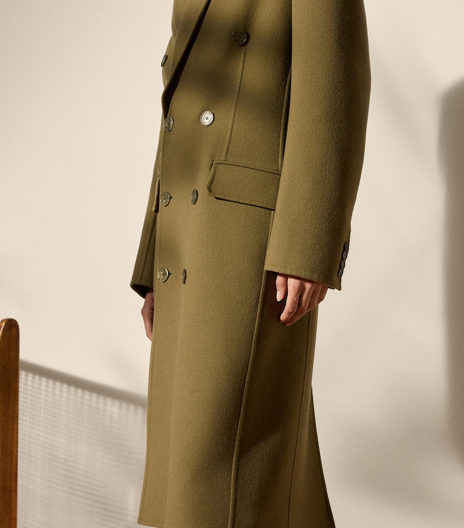 Wool-Cashmere Adalaide Coat MOSS Image 5