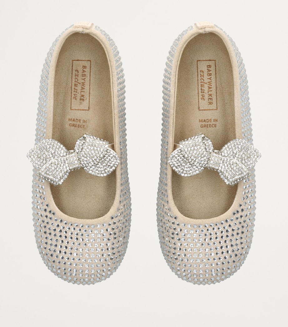 Embellished Ballerina Flats BEIGE Image 4