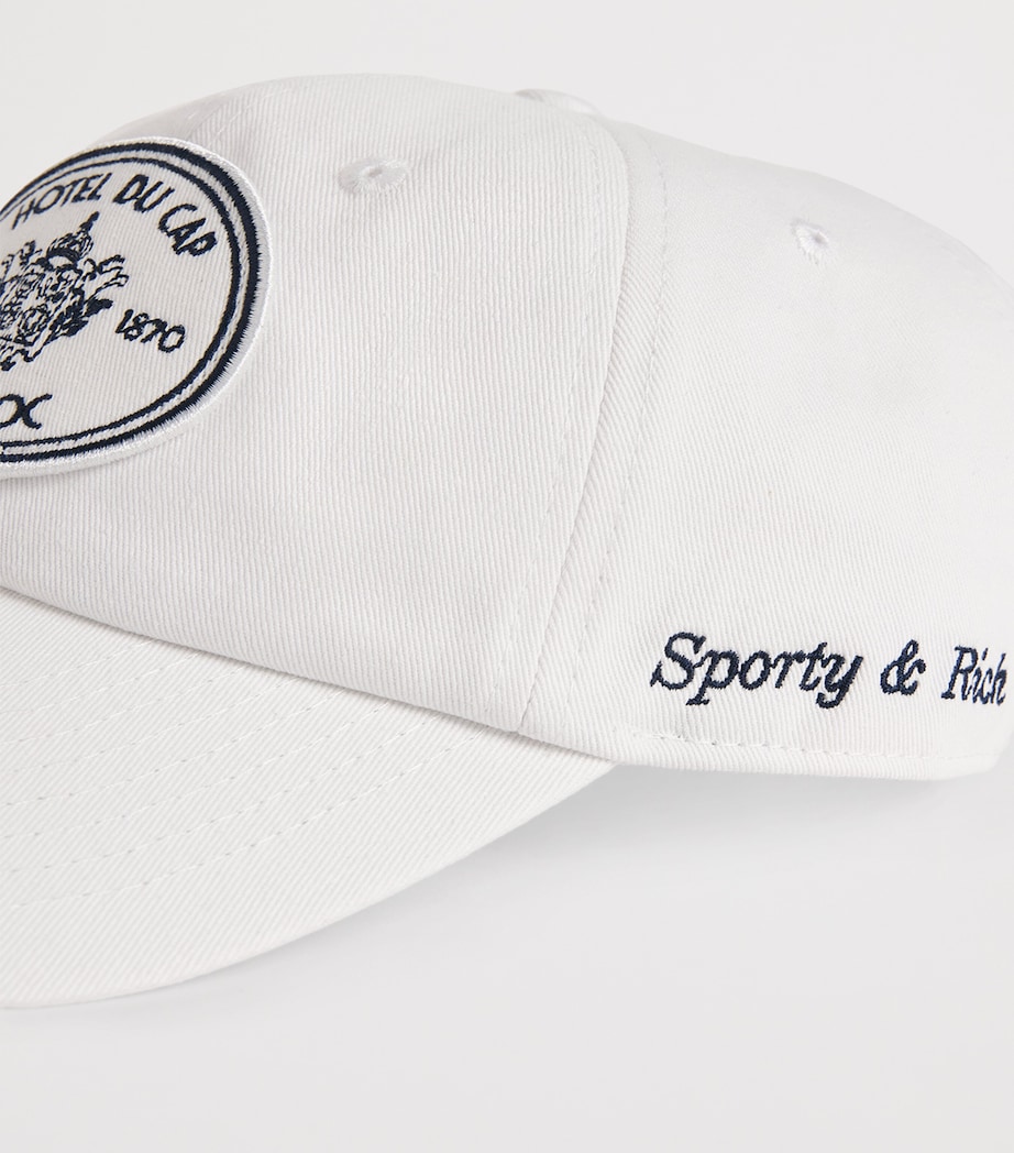 Eden Crest Baseball Cap WHITE Image 4