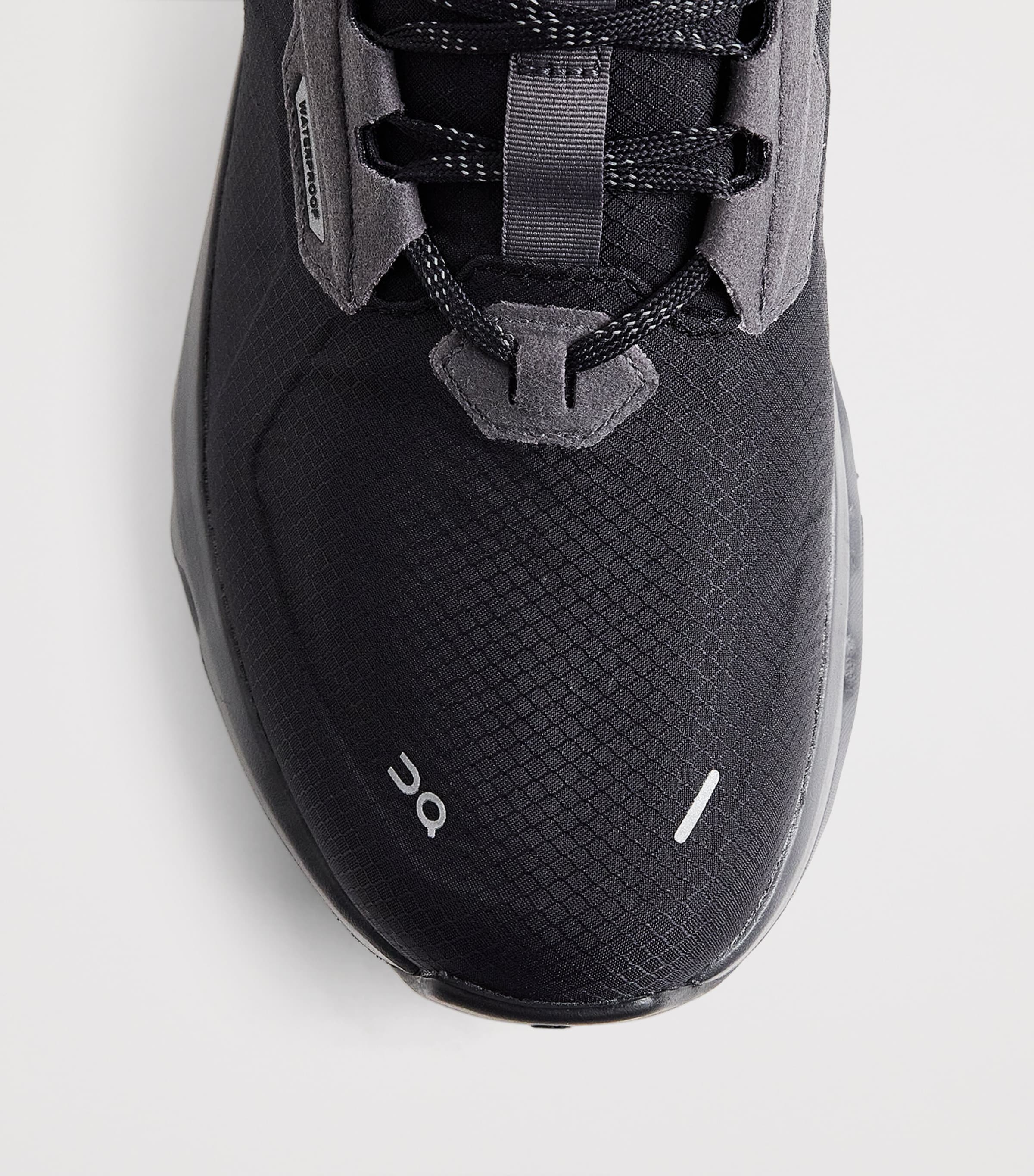 On Mens Waterproof Cloudrunner 2 Trainers Magnet Black Image 6