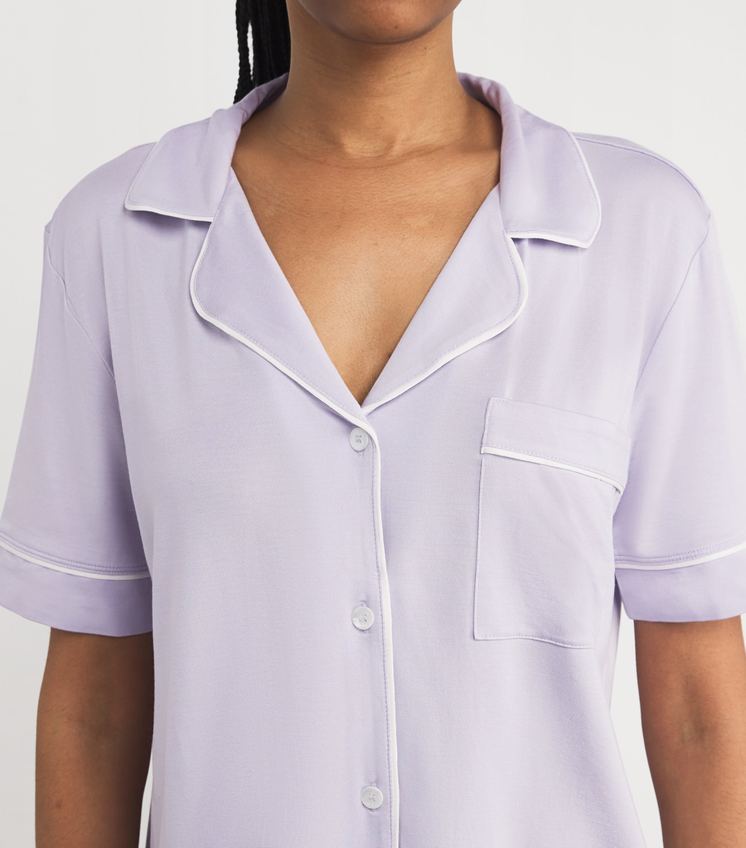 Gisele Short-Sleeve Pyjama Set THISTLE/IVORY Image 4