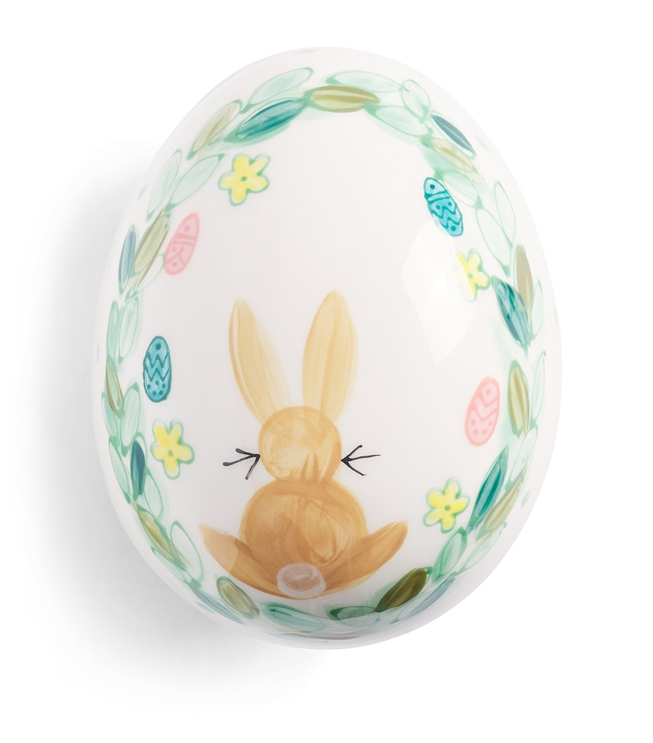 Jayne Redmond Large Easter Egg Trinket Box White Image 1