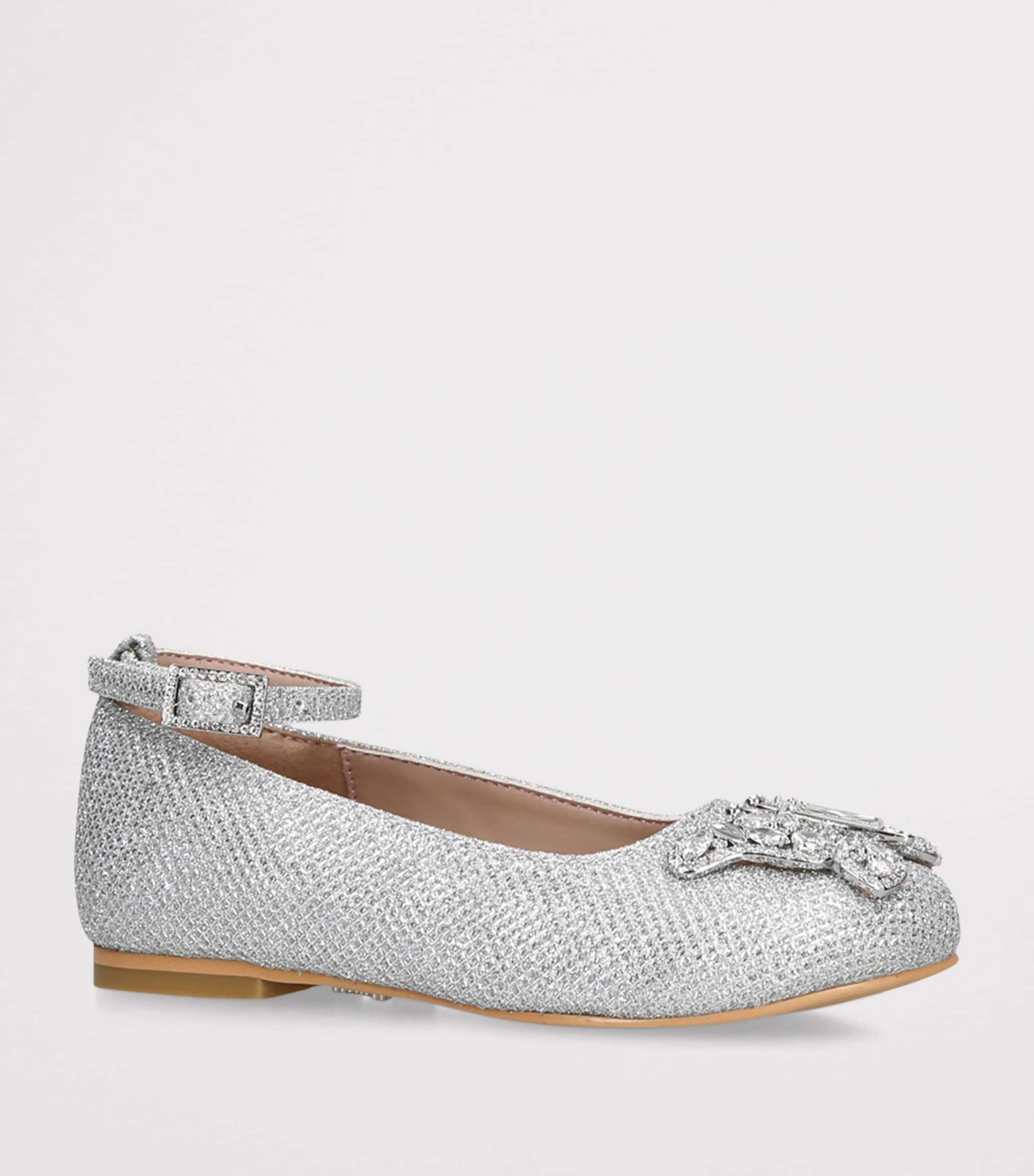 Aruna Seth Glitter Angelina Ballet Flats Silver Image 2