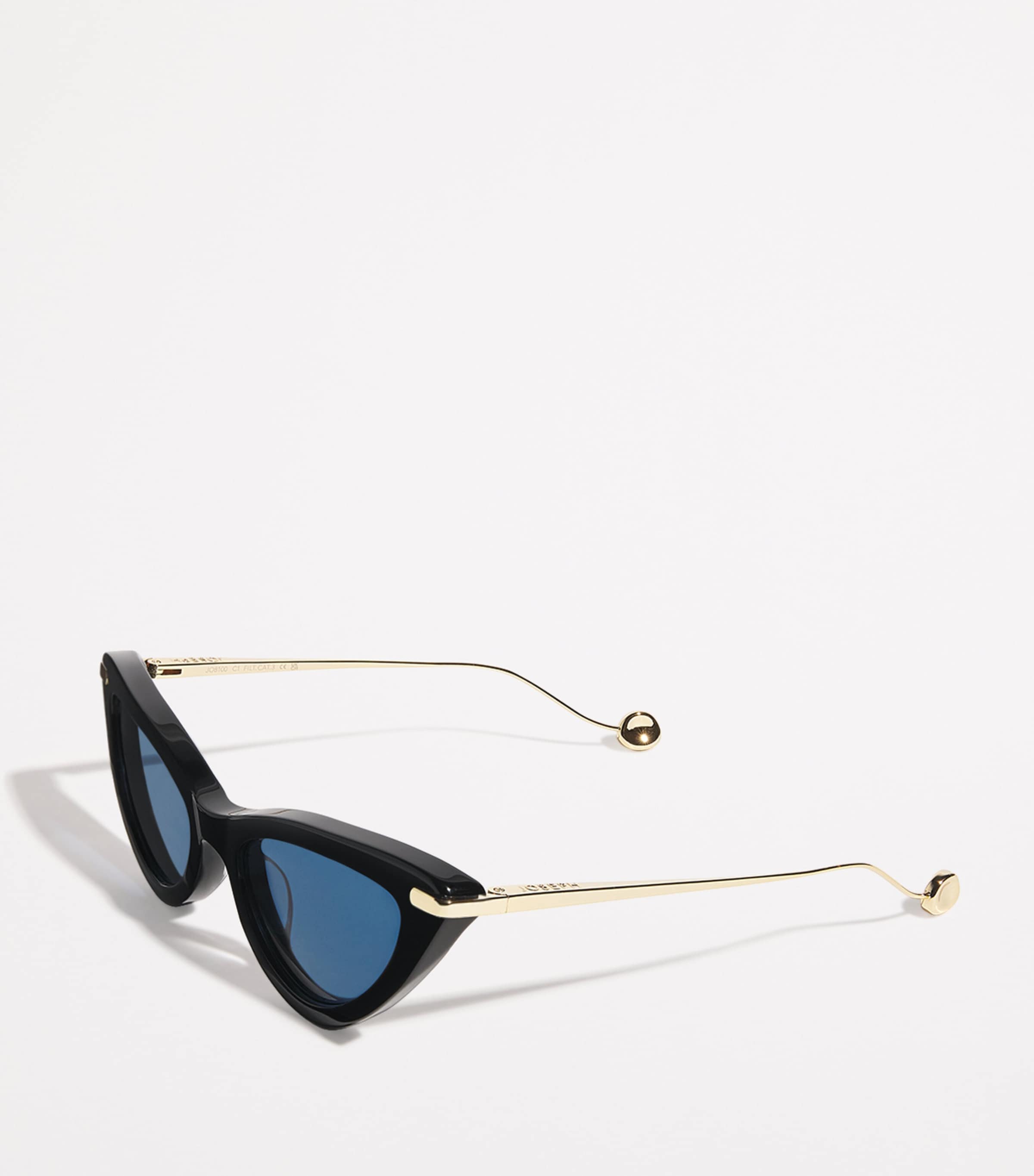 Cat Eye Laarous Sunglasses BLACK Image 2