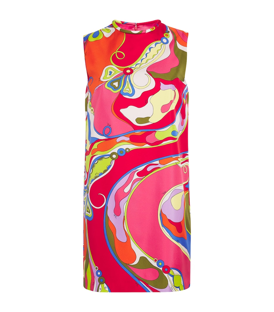 PUCCI Womens Silk Ophidee Mini Dress Multicolor Image 1