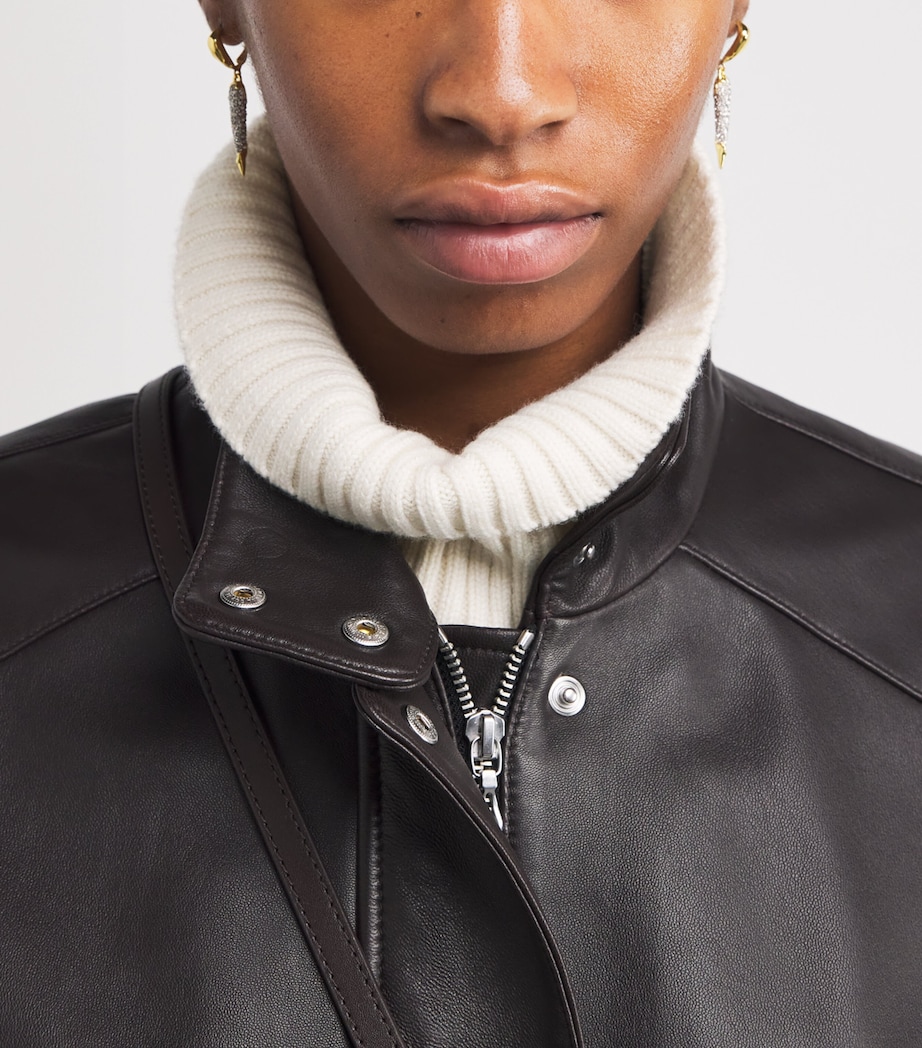 Cashmere-Blend Rollneck Sweater ECRU Image 7