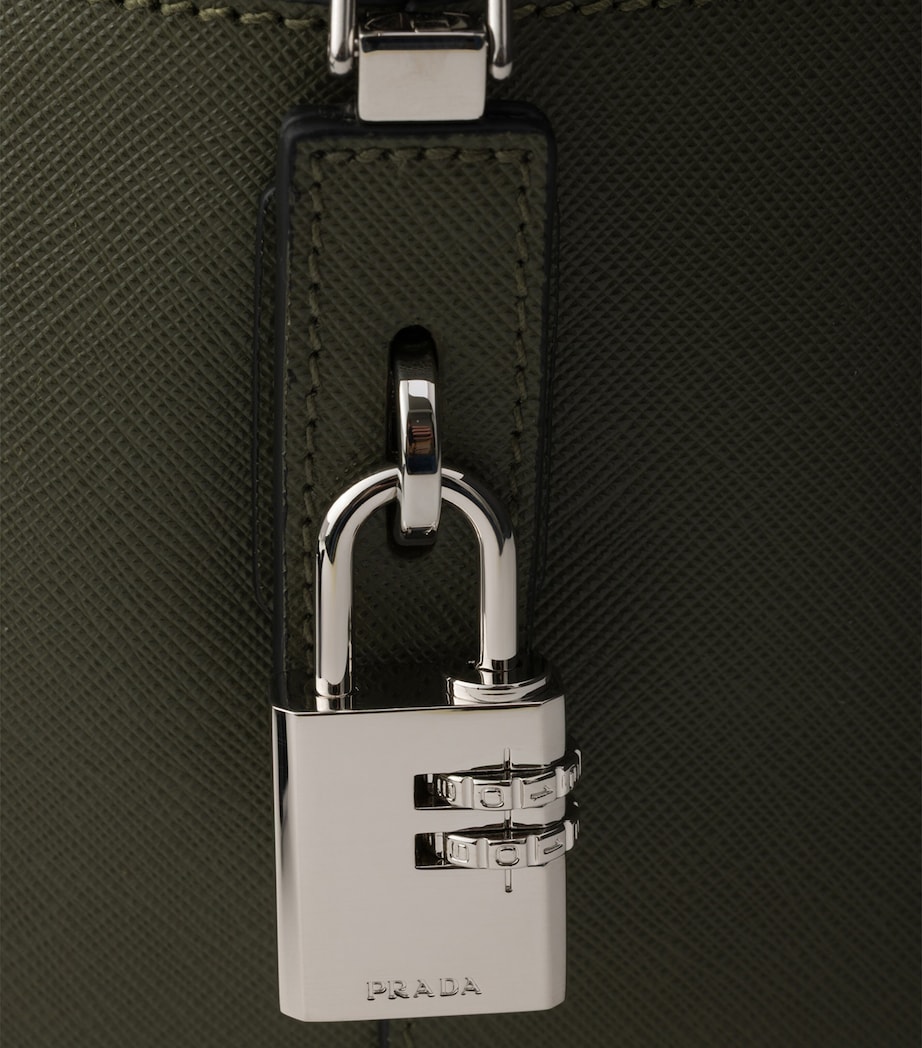 Prada Saffiano Leather Briefcase Image 6