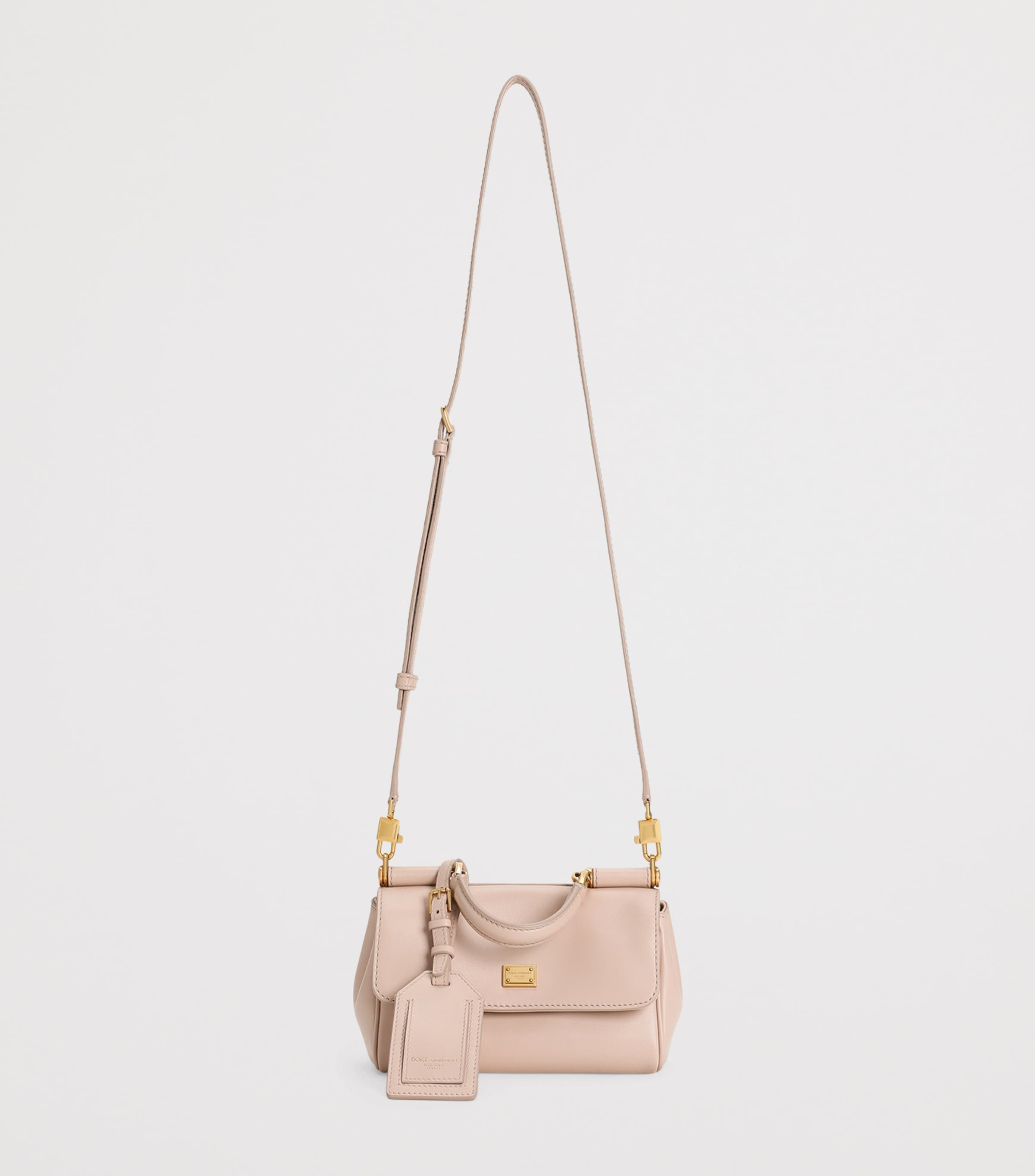 Plongé Calfskin My Sicily Cross-Body Bag 80095-NUDE 1 Image 3