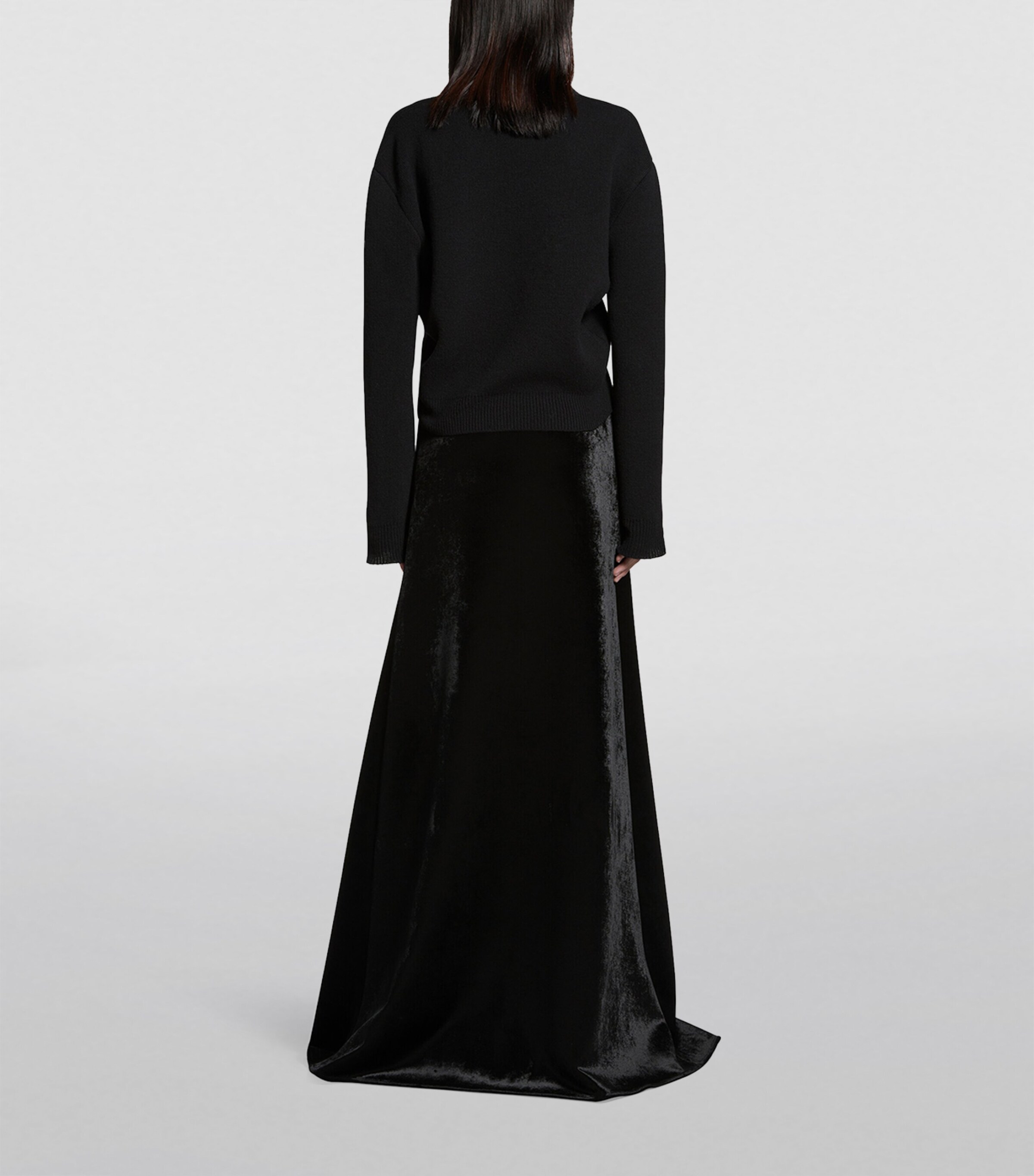 Balenciaga Womens Wool Logo Sweater Image 5