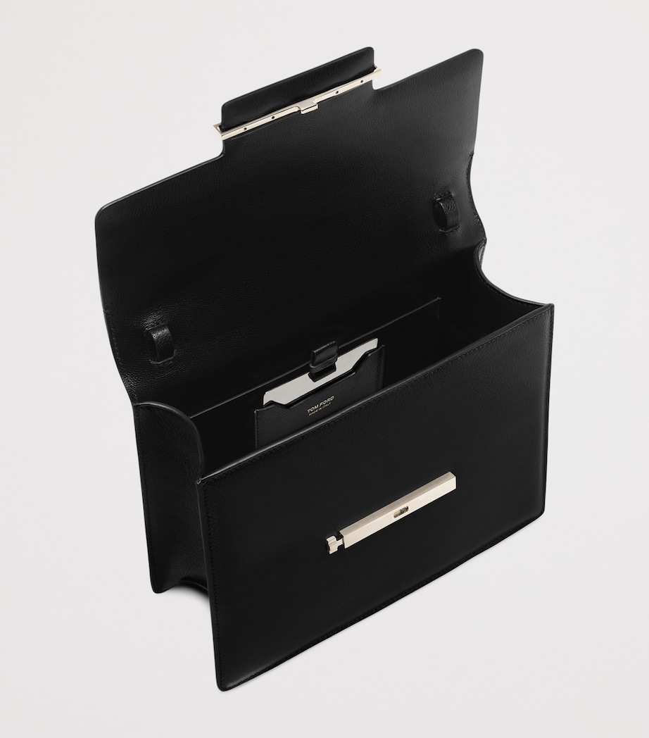 TOM FORD Small Aube Top-Handle Bag Naa Image 4